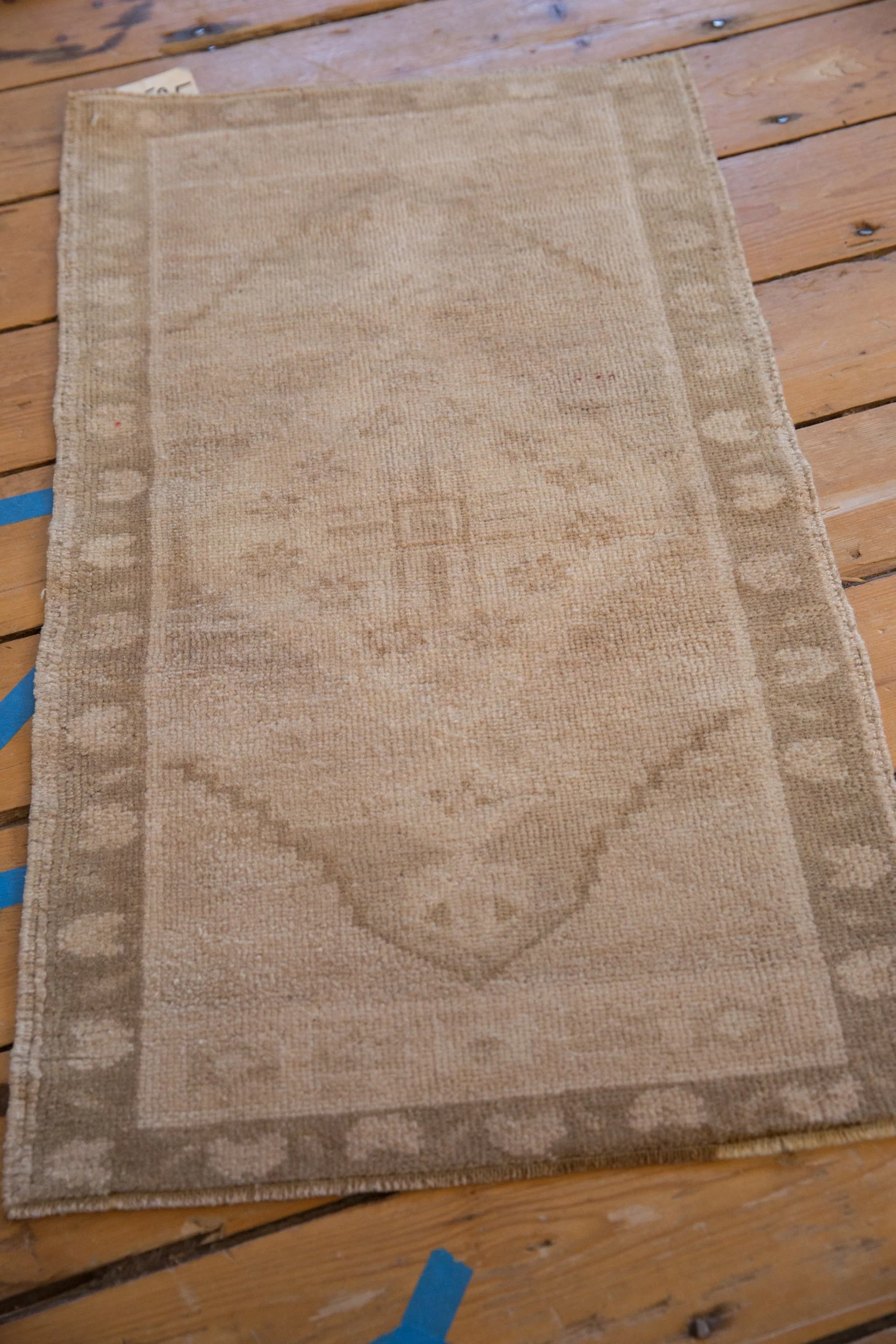1.5x3 Vintage Distressed Oushak Rug Mat - Image 4