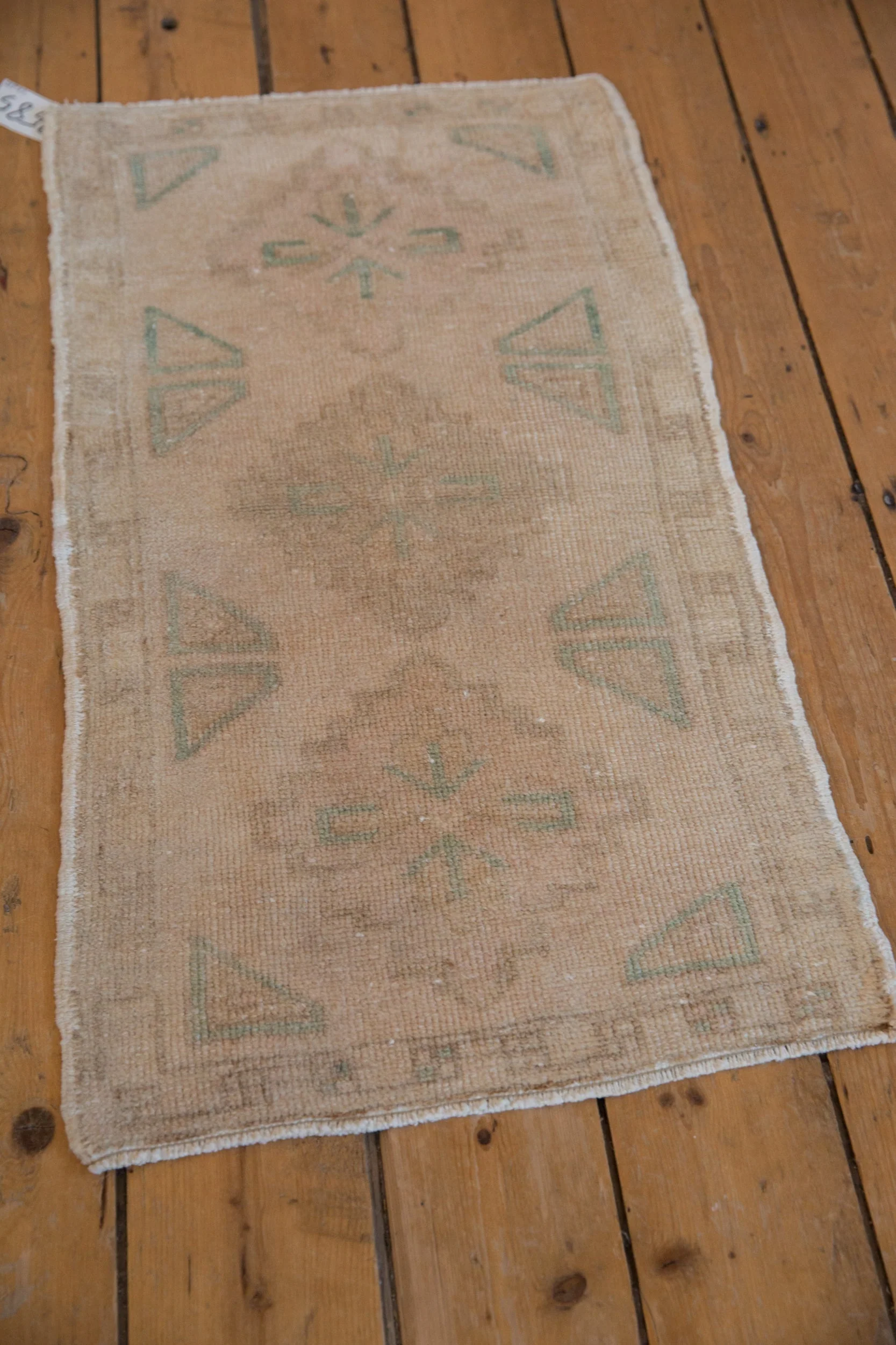 1.5x3 Vintage Distressed Oushak Rug Mat - Image 3