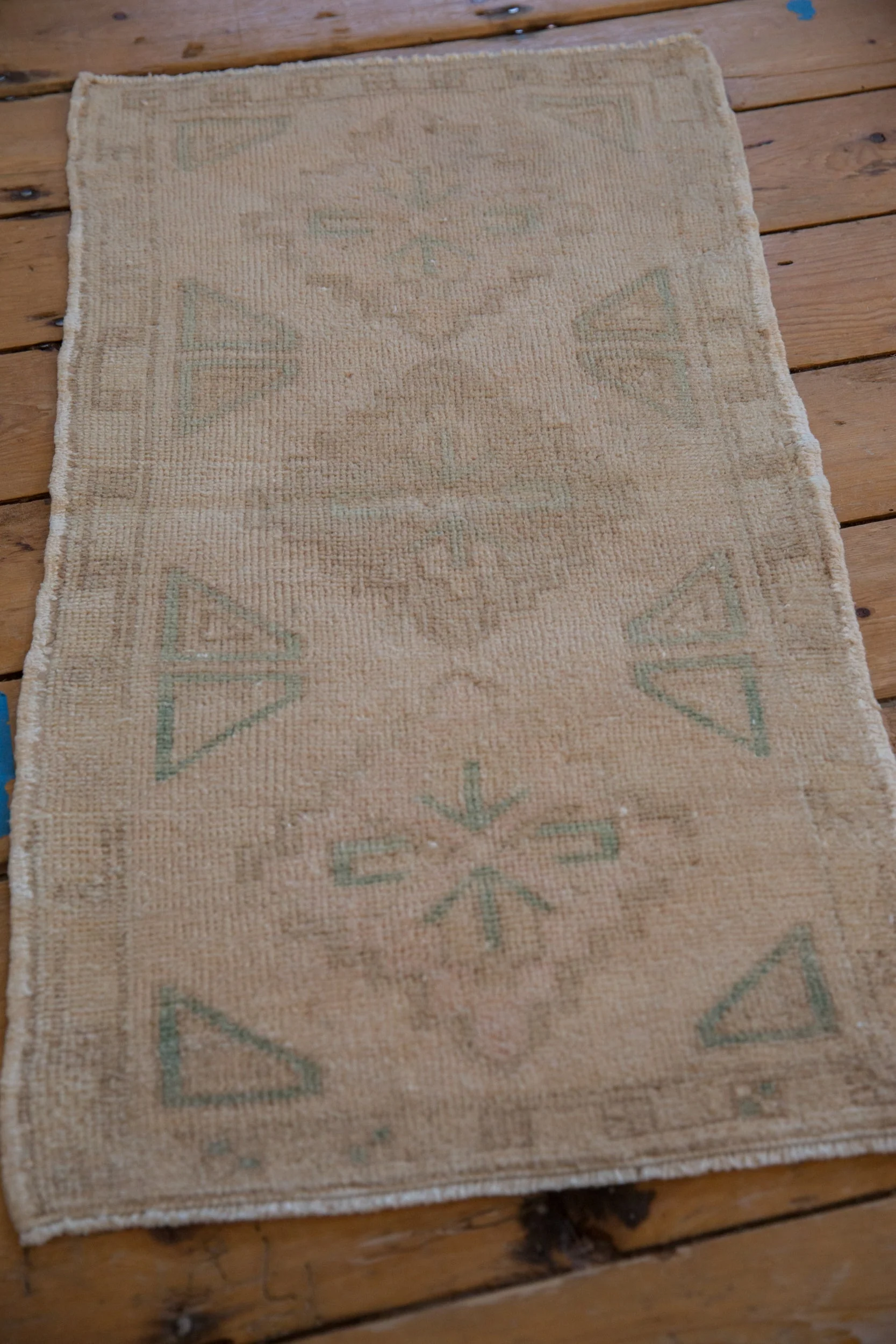 1.5x3 Vintage Distressed Oushak Rug Mat - Image 4