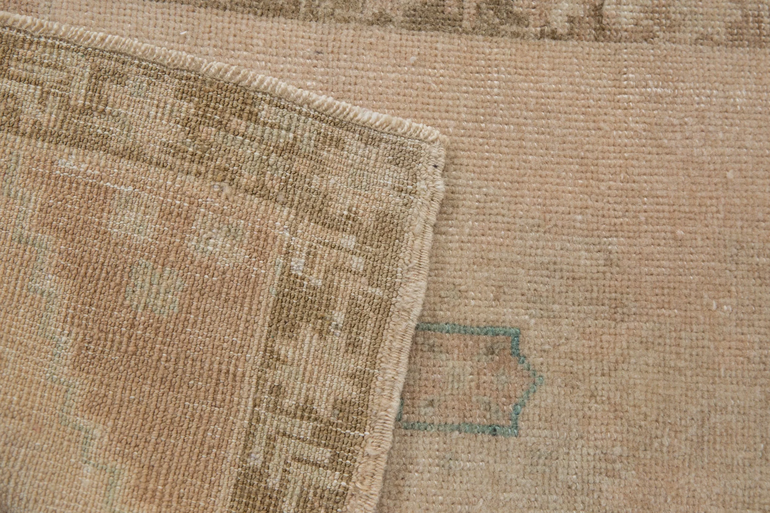1.5x3 Vintage Distressed Oushak Rug Mat - Image 5