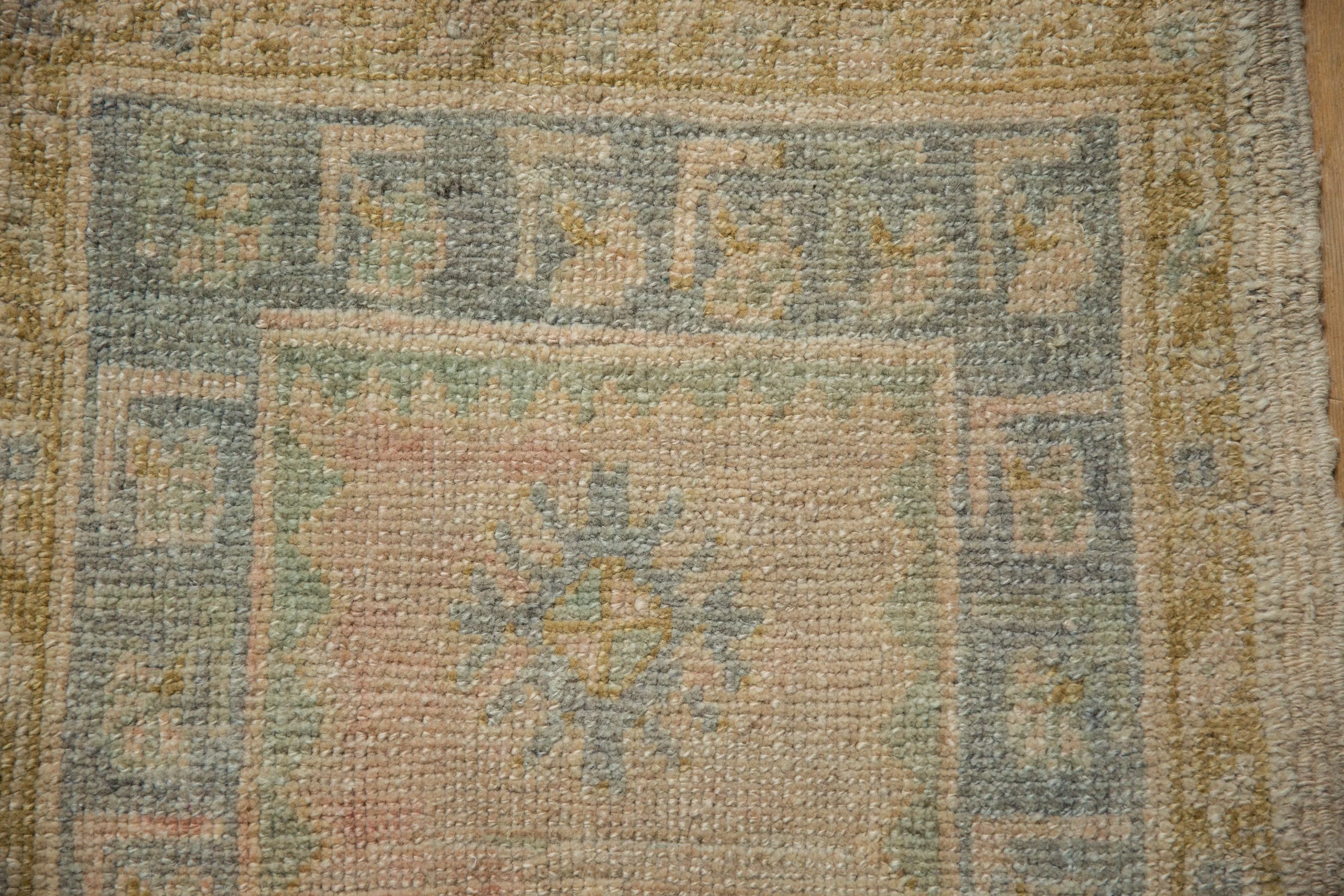 1.5x3 Vintage Distressed Oushak Rug Mat - Image 3
