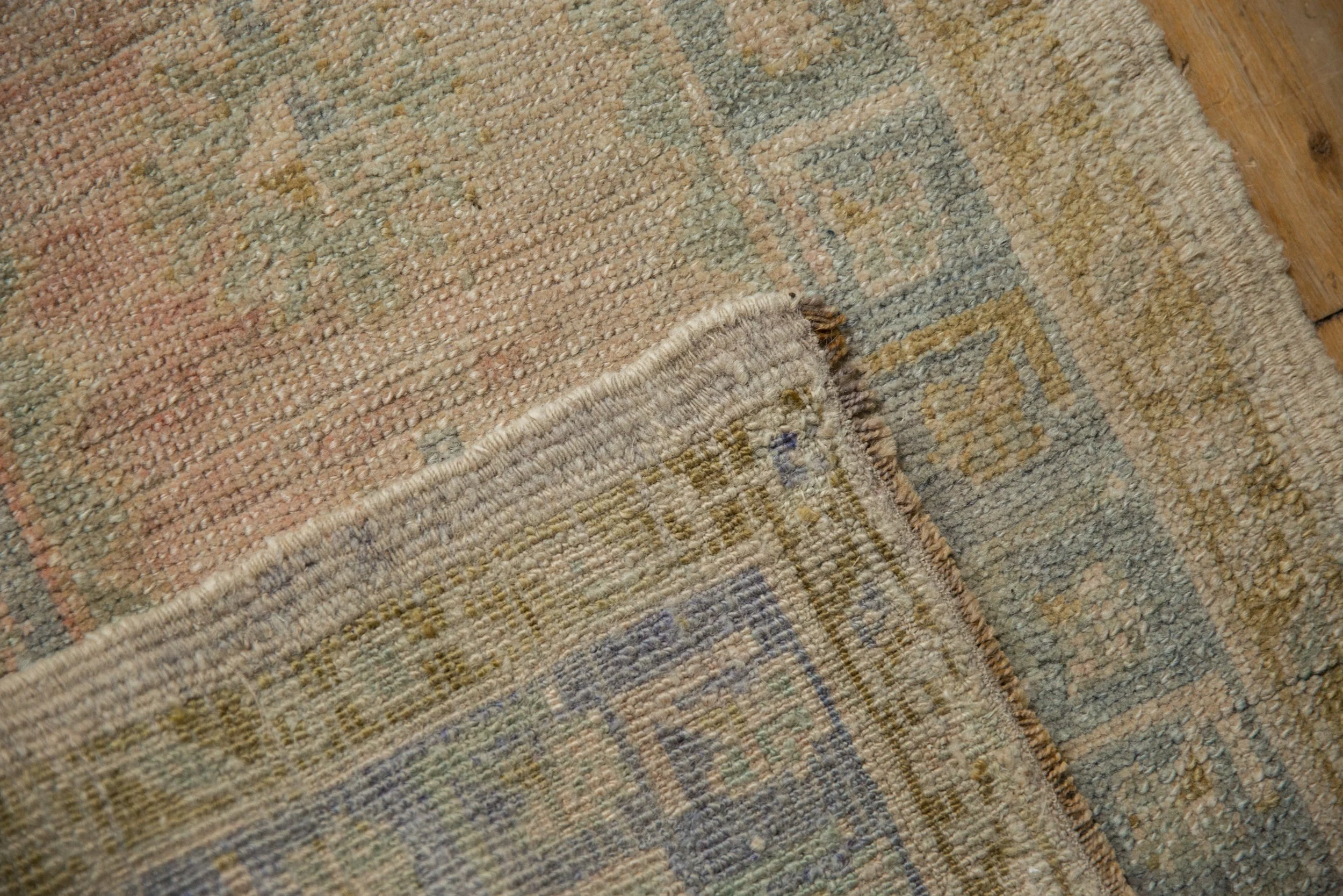 1.5x3 Vintage Distressed Oushak Rug Mat - Image 8