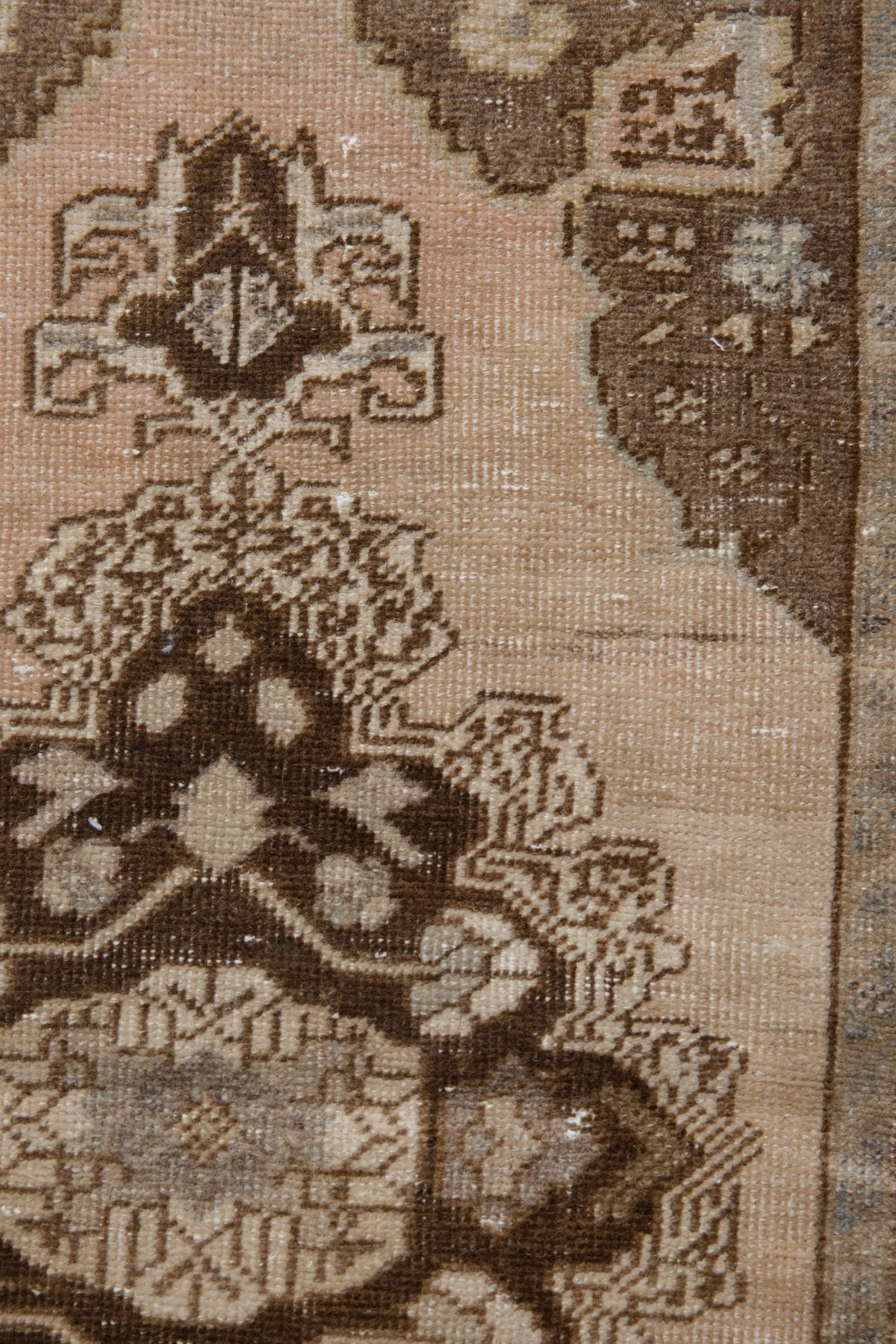 1.5x3 Vintage Distressed Oushak Rug Mat - Image 5