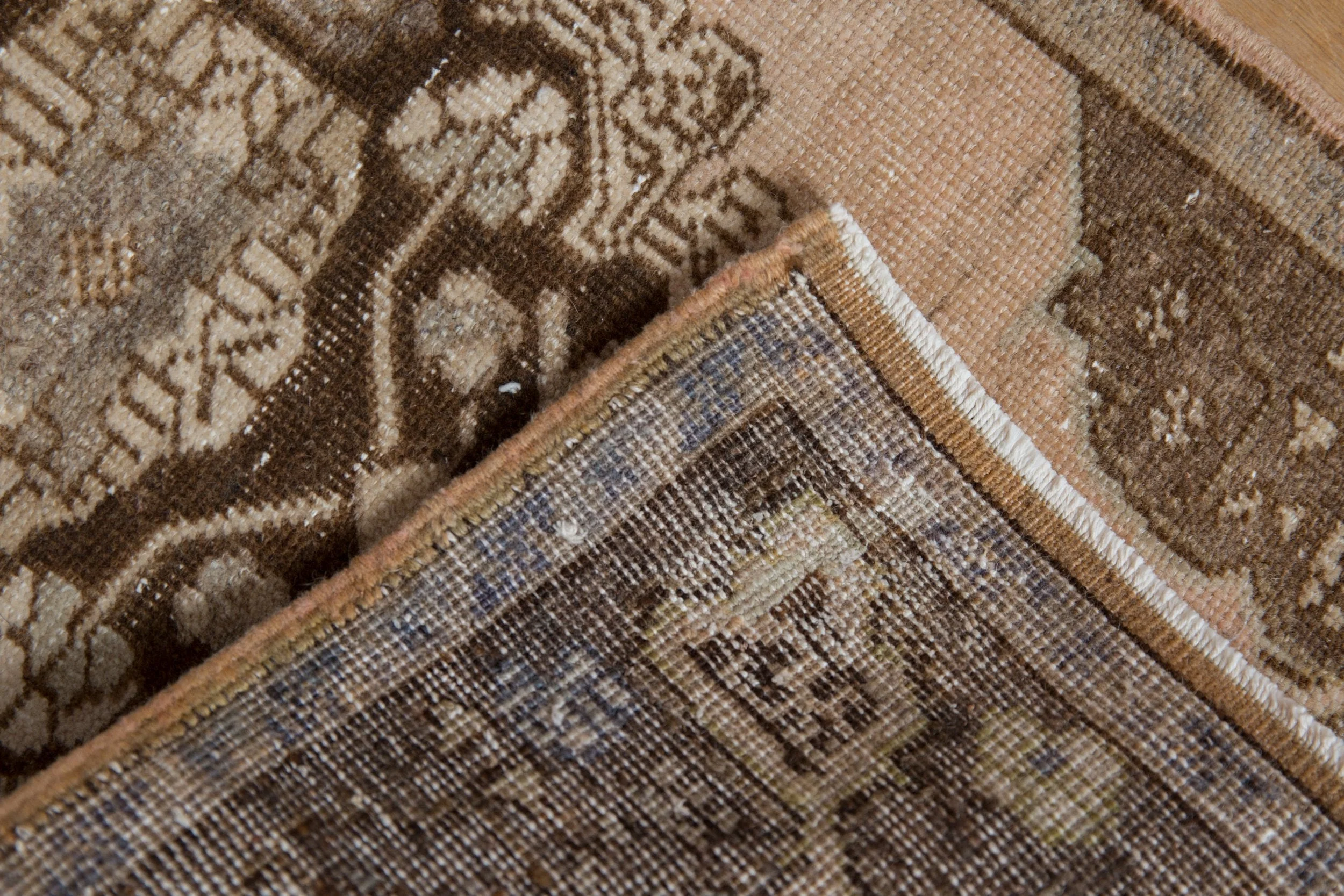 1.5x3 Vintage Distressed Oushak Rug Mat - Image 7