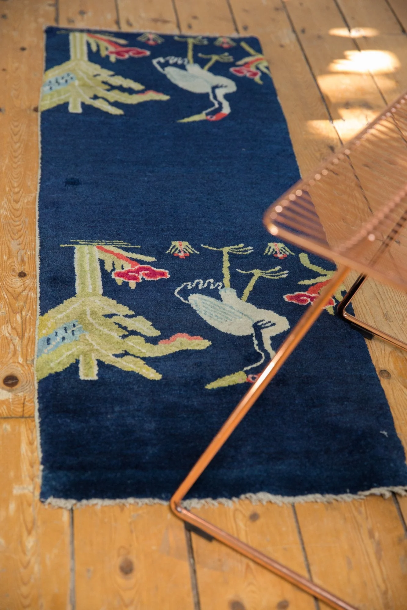1.5x4.5 Vintage Peking Rug Mat Runner - Image 5