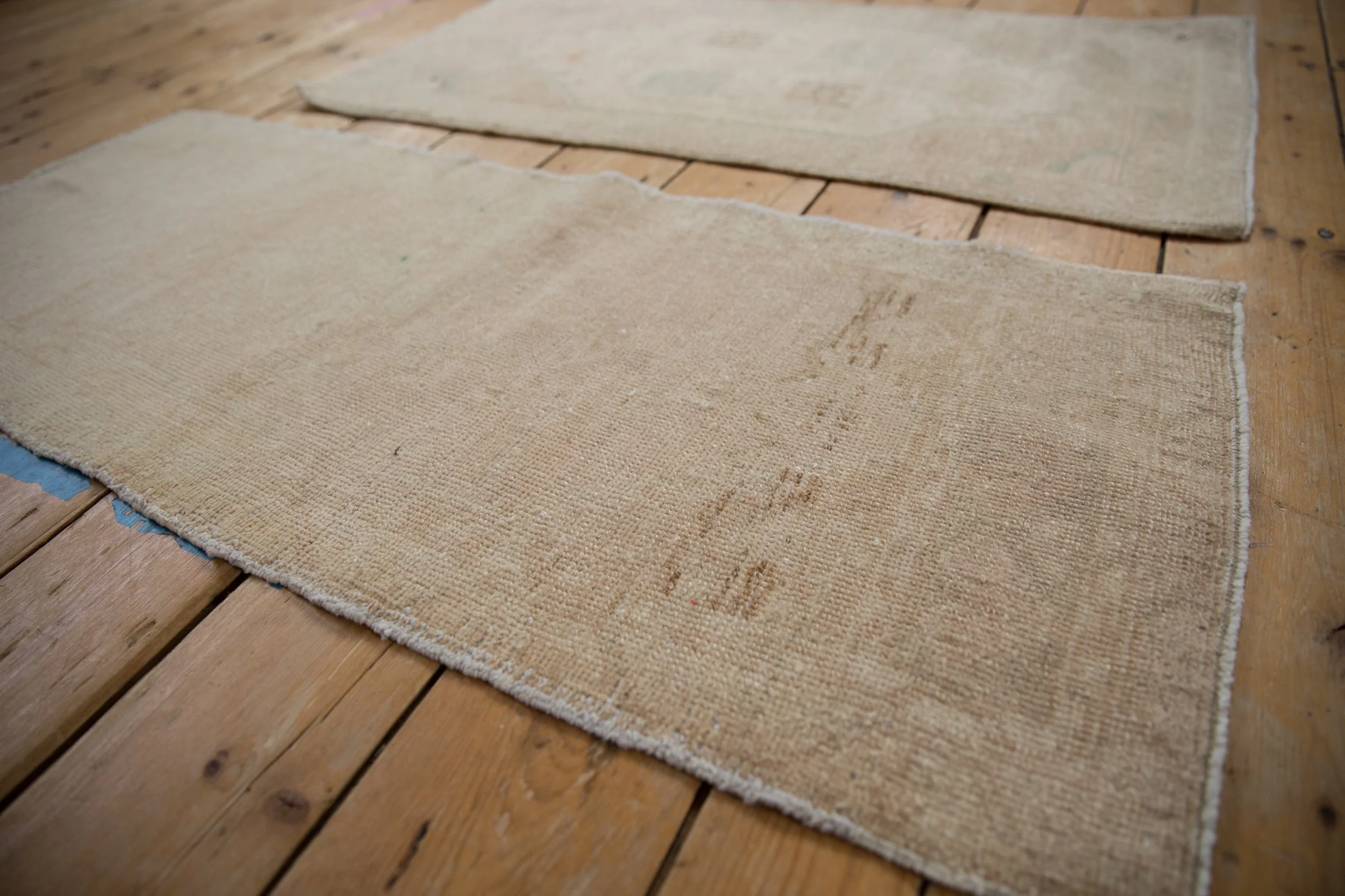 1.5x4 Vintage Distressed Oushak Rug Mat Runner - Image 2
