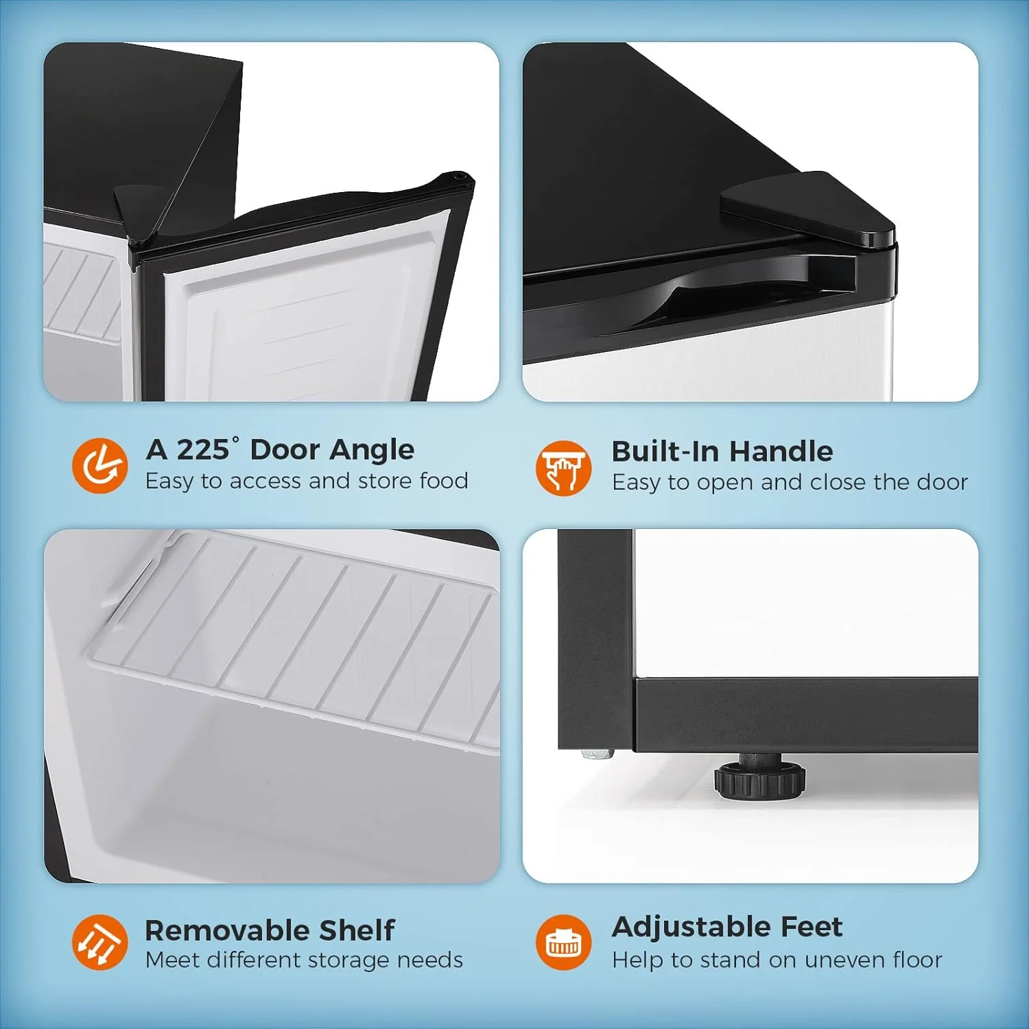 2.6\3.2 cu. ft Mini Fridge with Freezer - Image 18