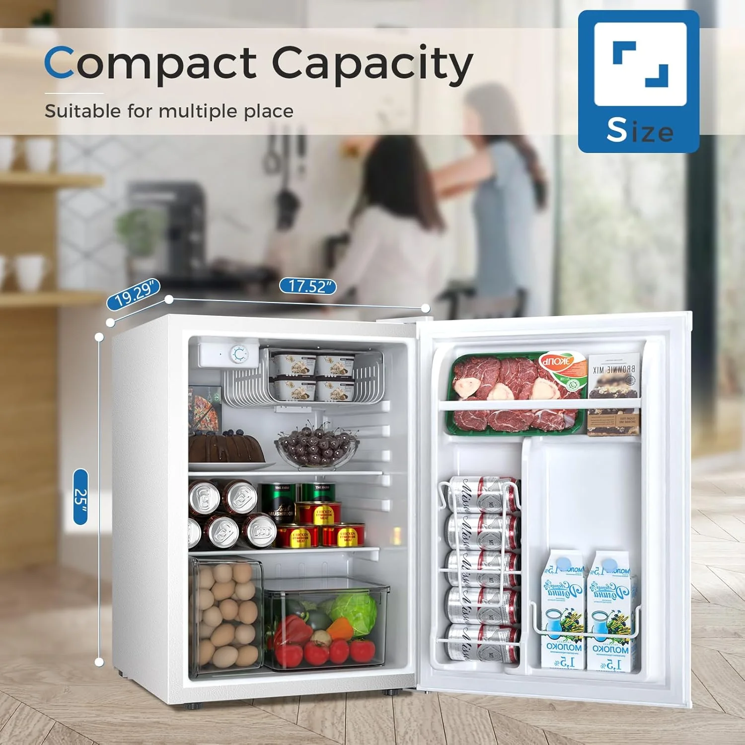 2.6\3.2 cu. ft Mini Fridge with Freezer - Image 31