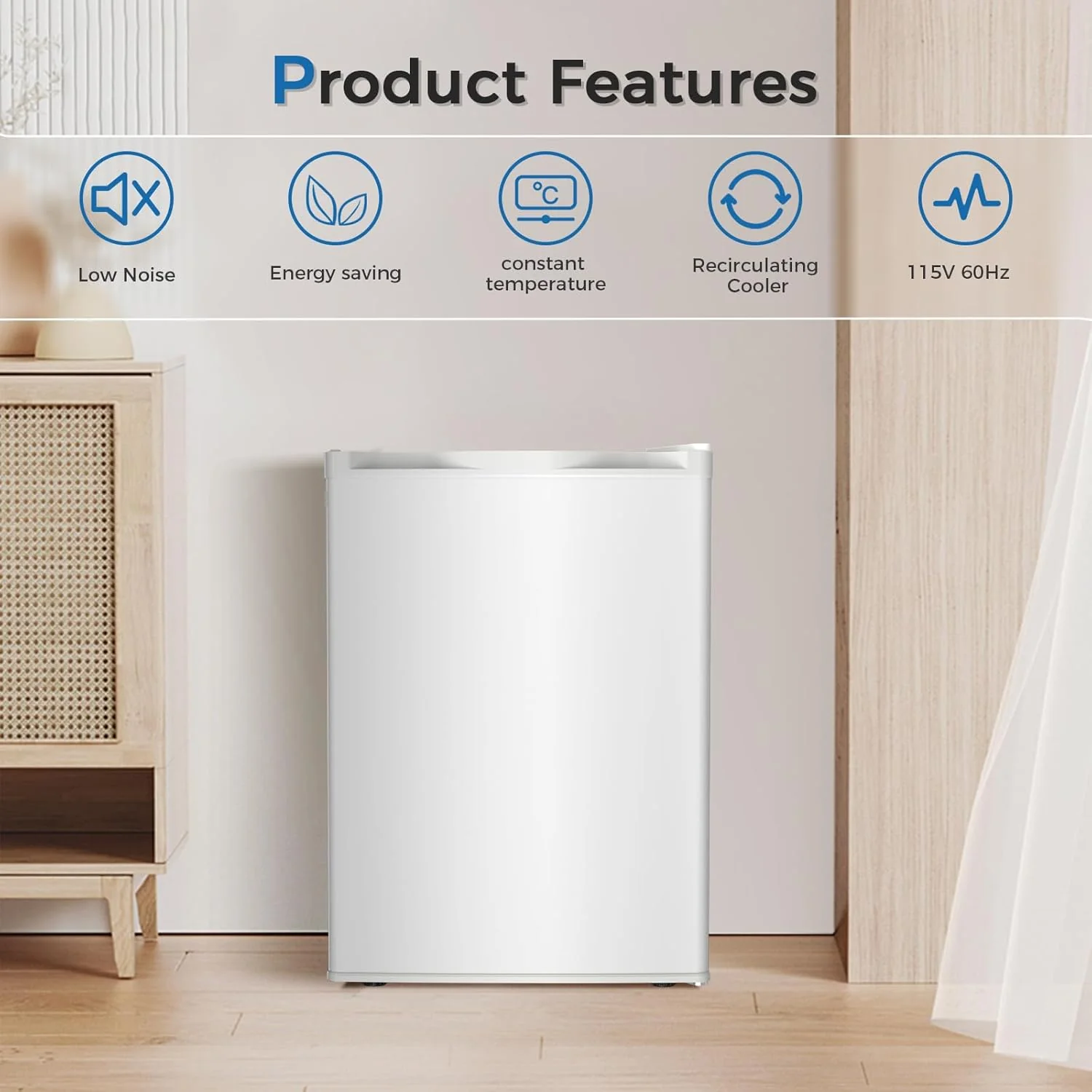 2.6\3.2 cu. ft Mini Fridge with Freezer - Image 34