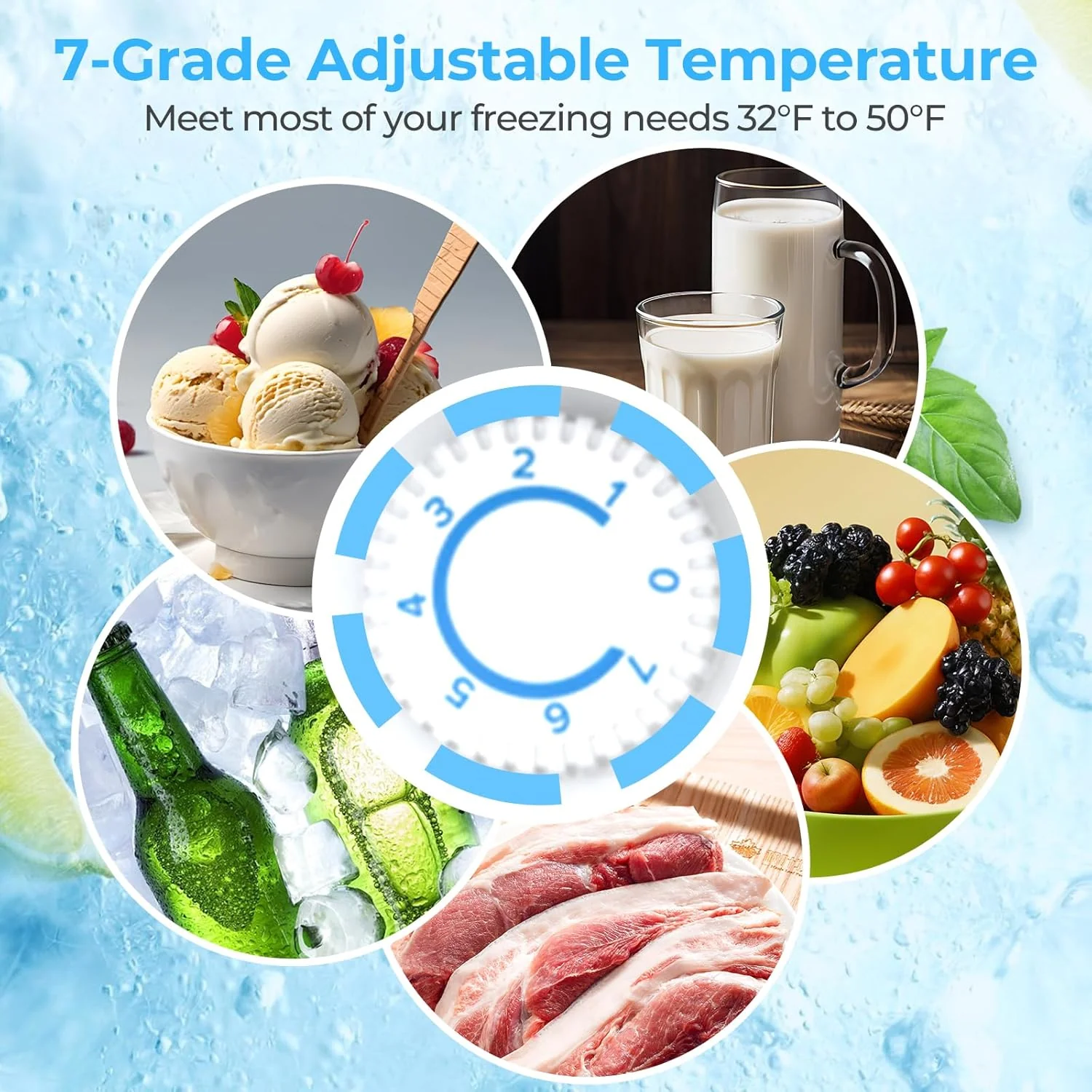 2.6\3.2 cu. ft Mini Fridge with Freezer - Image 45