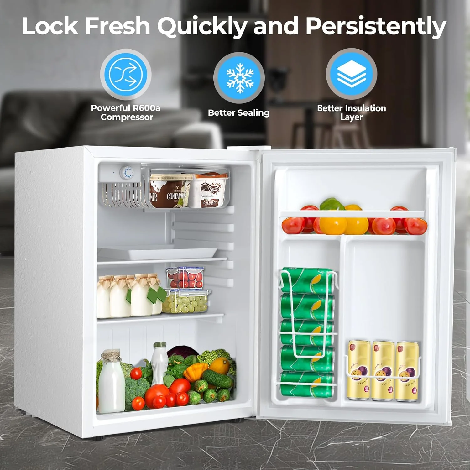 2.6\3.2 cu. ft Mini Fridge with Freezer - Image 48
