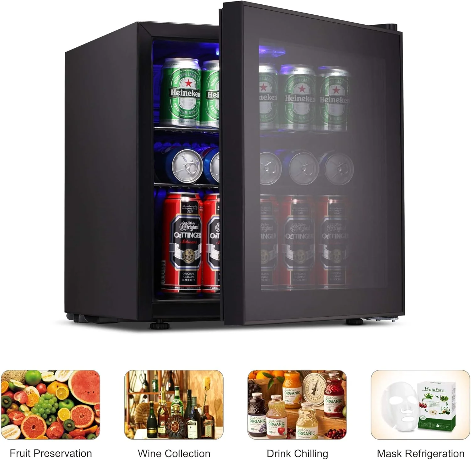1.6 Cu.ft Mini Beverage Refrigerator and Cooler W5836H - Image 13