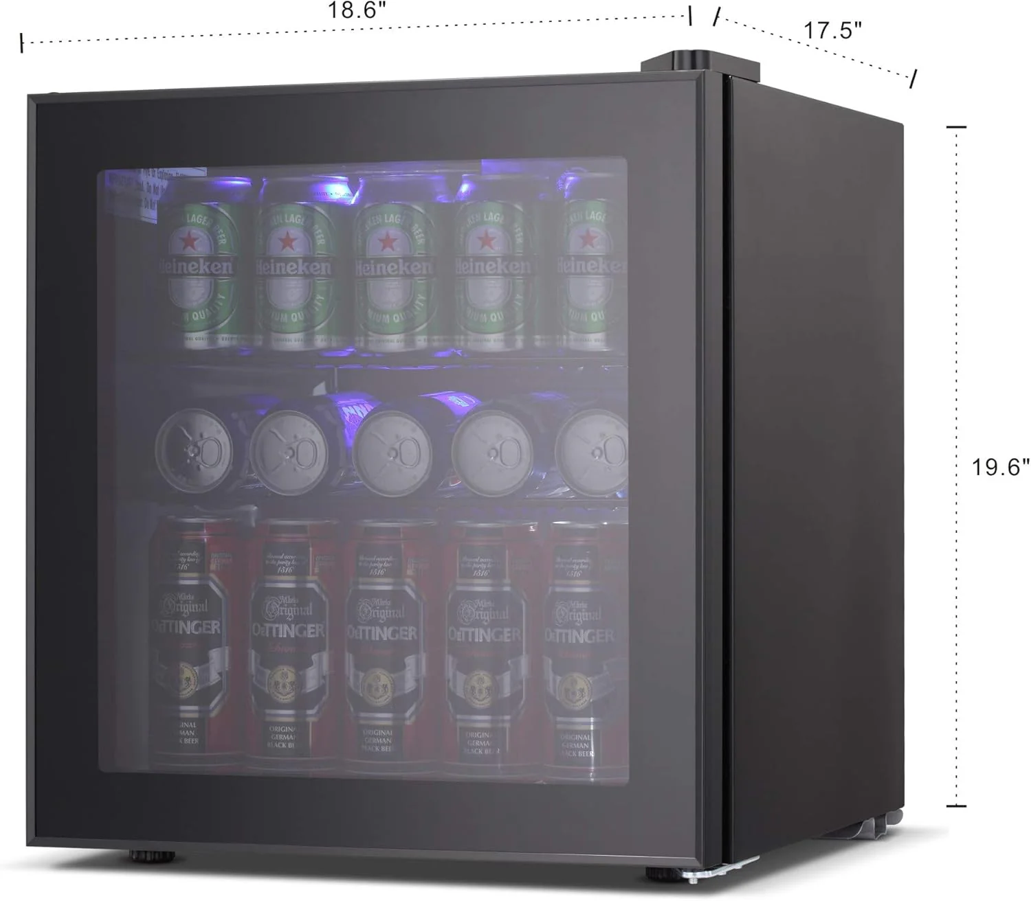 1.6 Cu.ft Mini Beverage Refrigerator and Cooler W5836H - Image 14