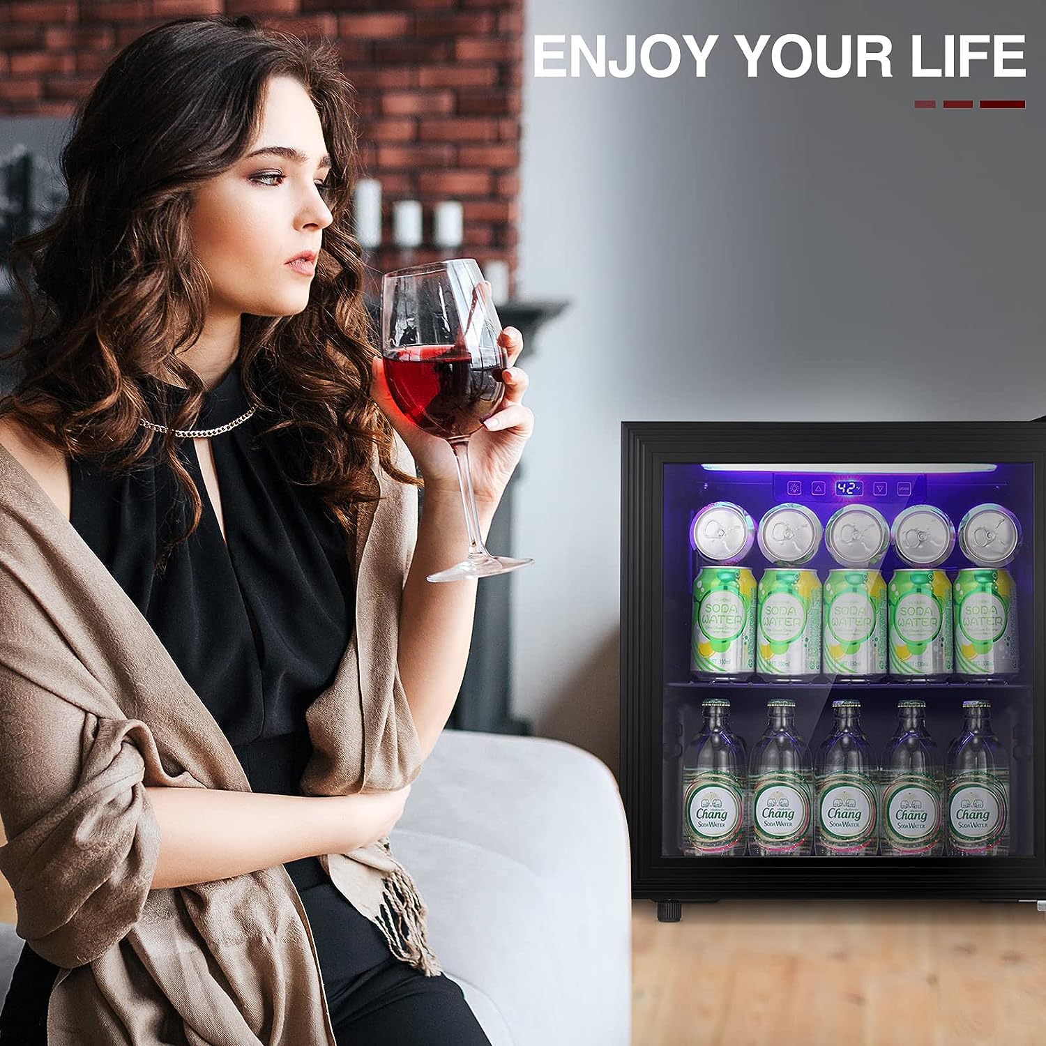 1.7 Cu.Ft Mini Beverage Refrigerator W6850 - Image 7