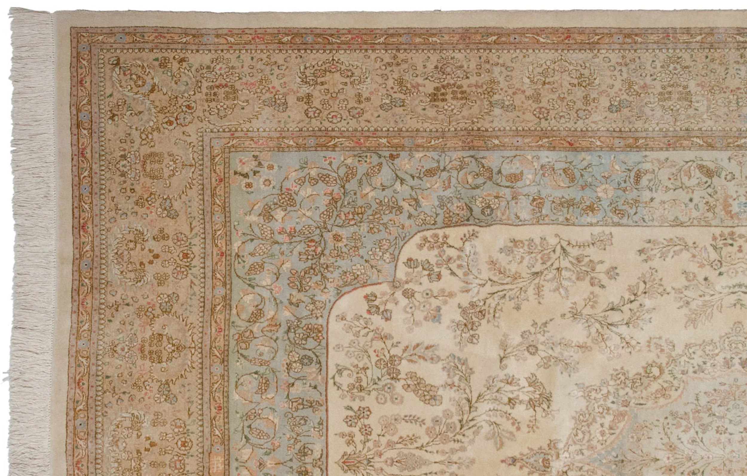 10.5x13.5 Vintage Tabriz Carpet - Image 5