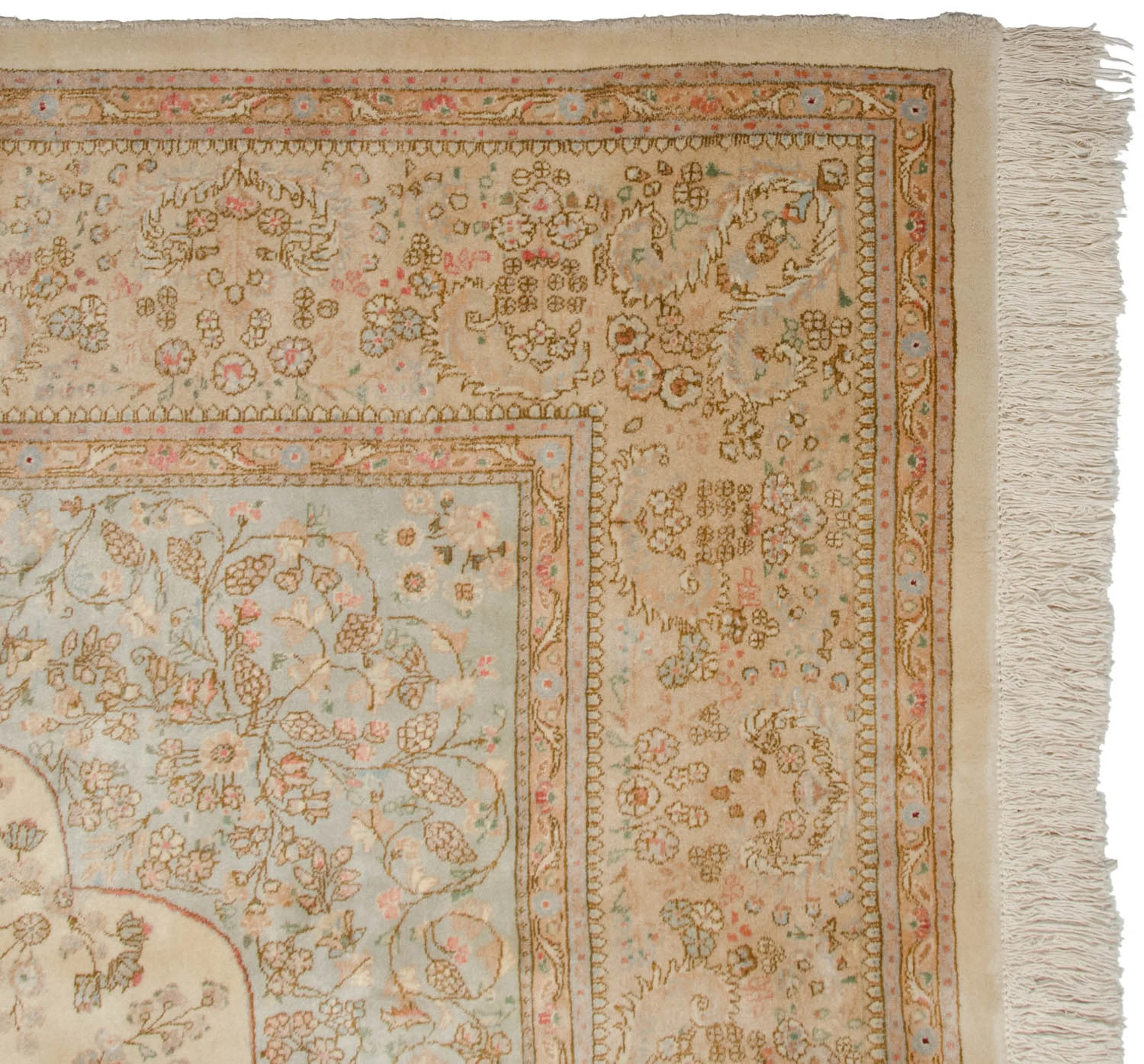 10.5x13.5 Vintage Tabriz Carpet - Image 6