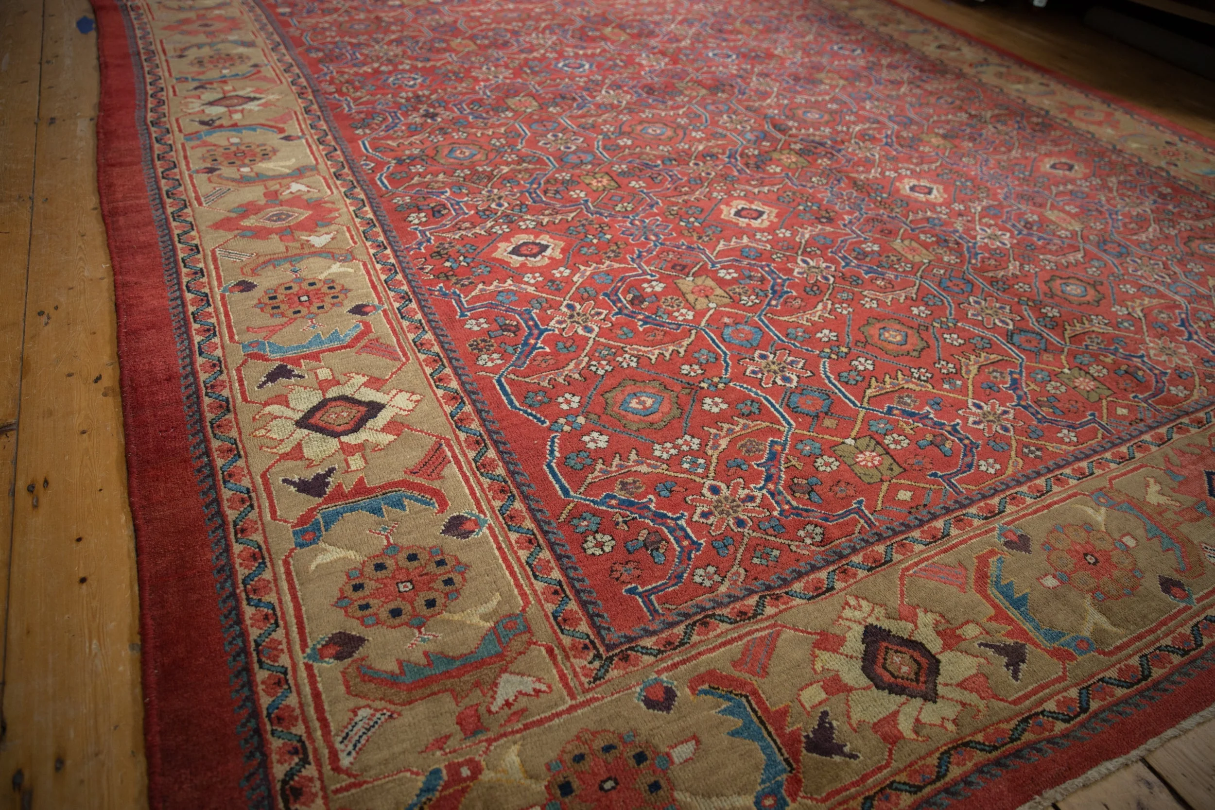 10.5x14.5 Vintage Mahal Carpet - Image 4