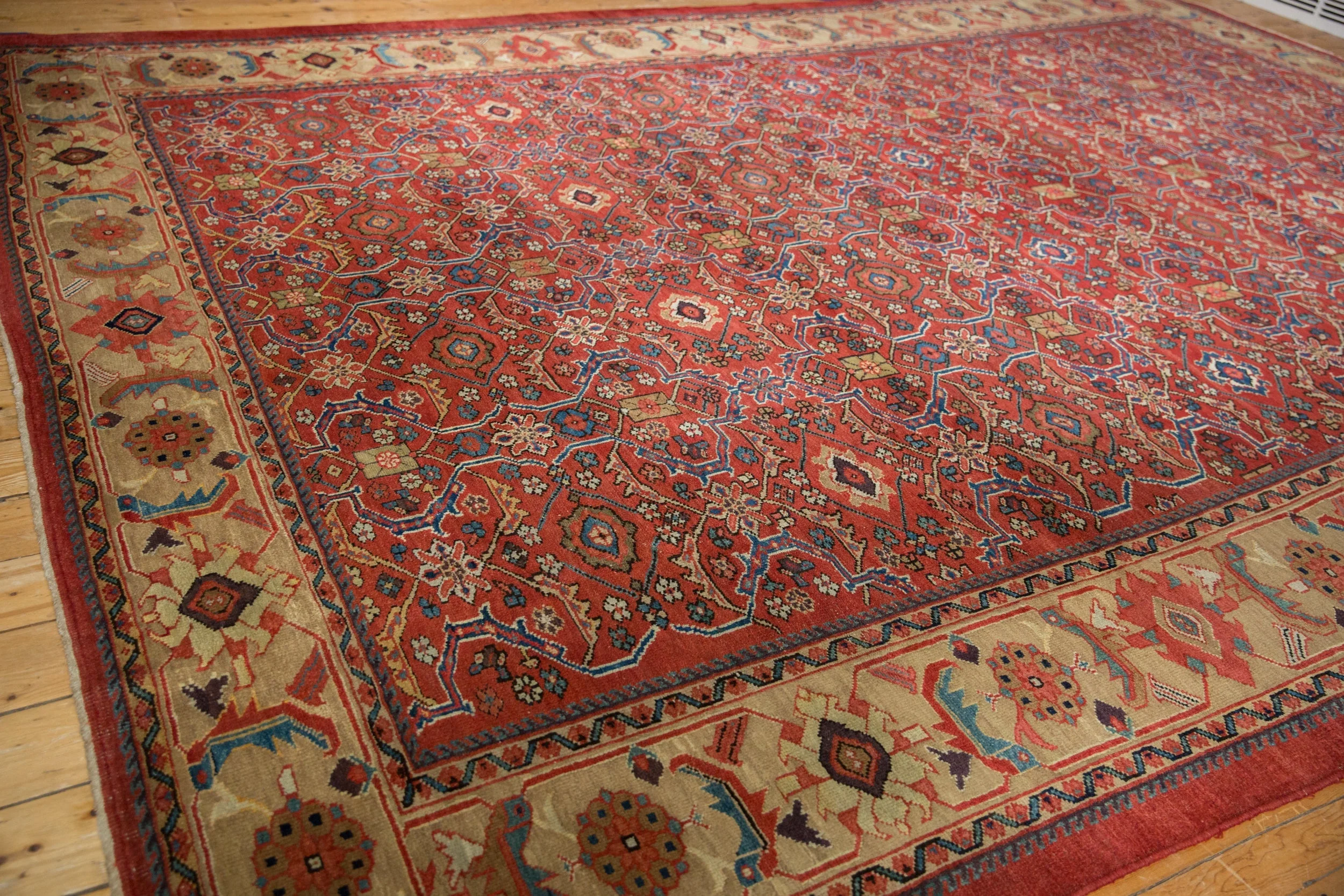 10.5x14.5 Vintage Mahal Carpet - Image 5