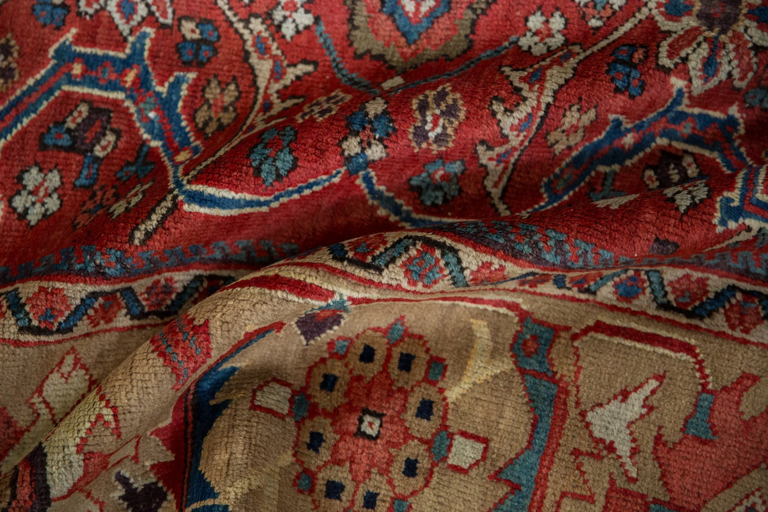 10.5x14.5 Vintage Mahal Carpet - Image 9
