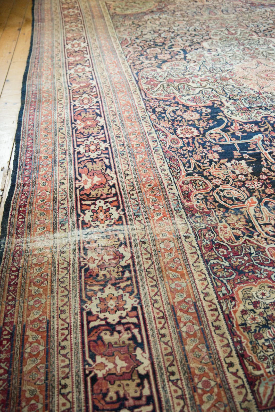 10.5x16.5 Antique Kermanshah Carpet - Image 11