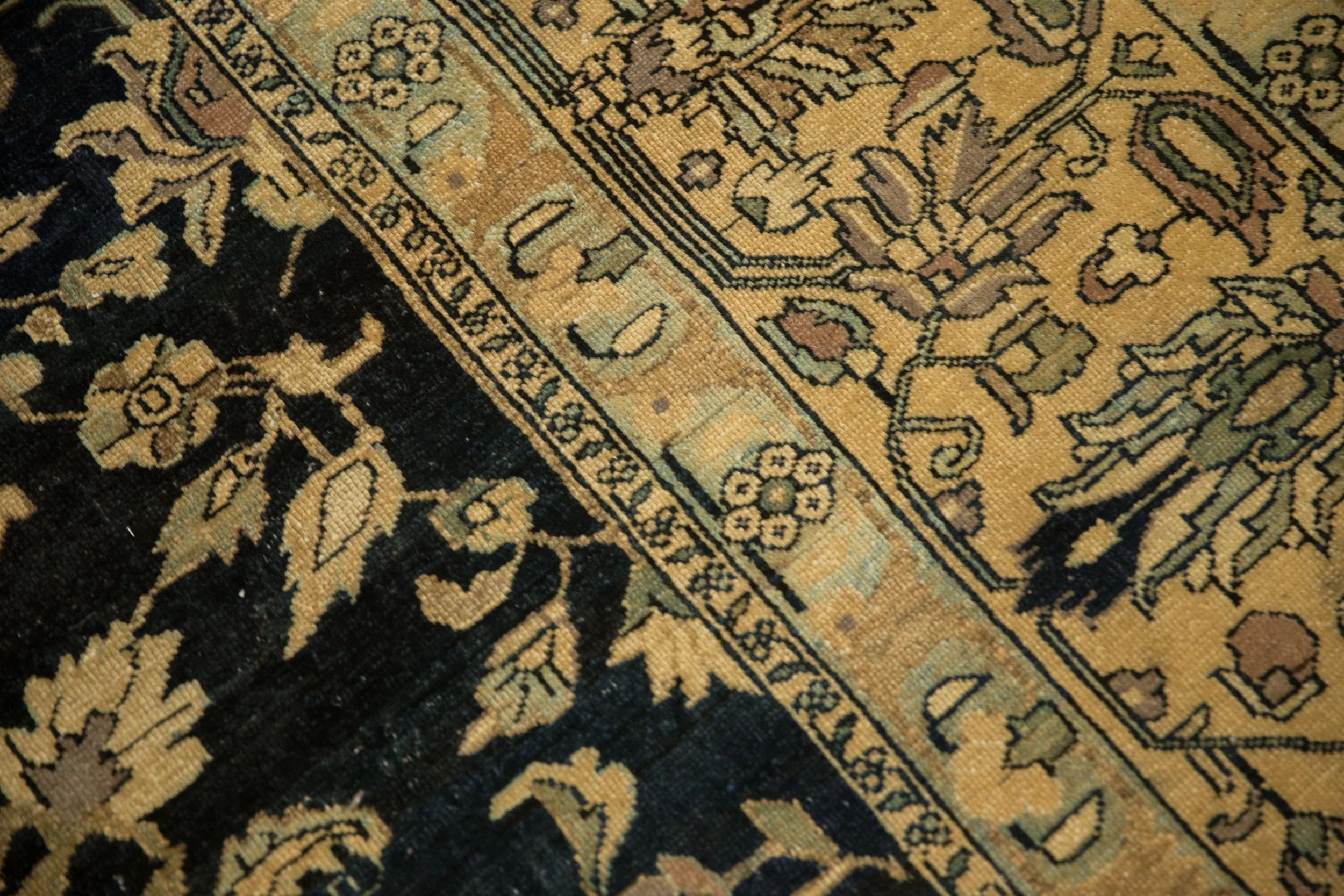 10.5x16.5 Vintage Distressed Tea Washed Lilihan Carpet - Image 6