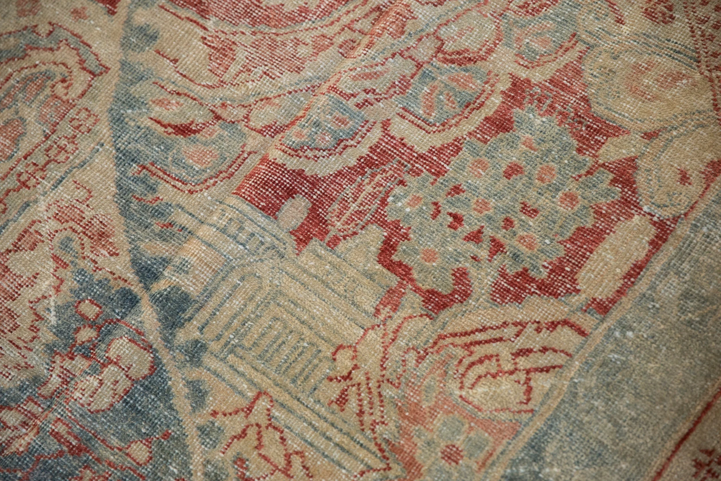 10.5x17.5 Vintage Distressed Mahal Carpet - Image 10