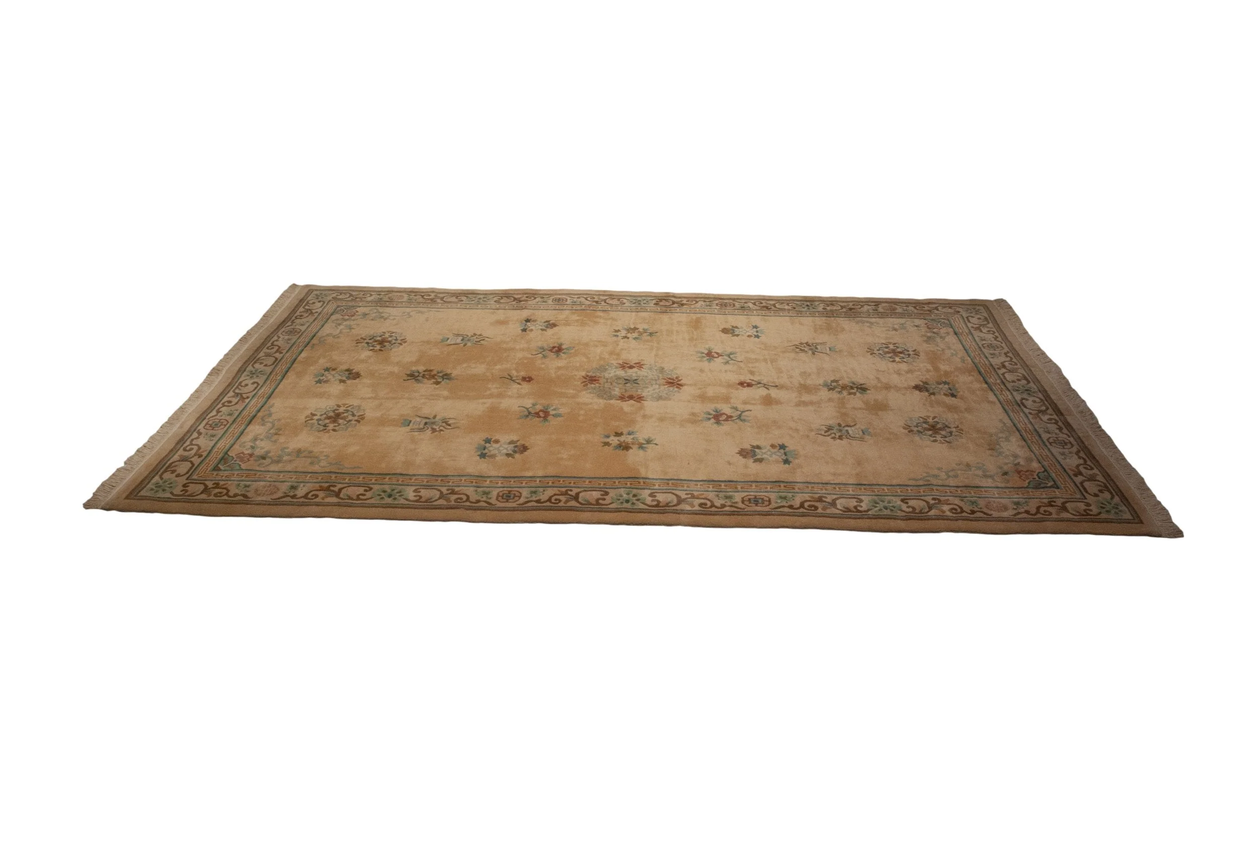 10.5x17.5 Vintage Japanese Peking Design Carpet - Image 3