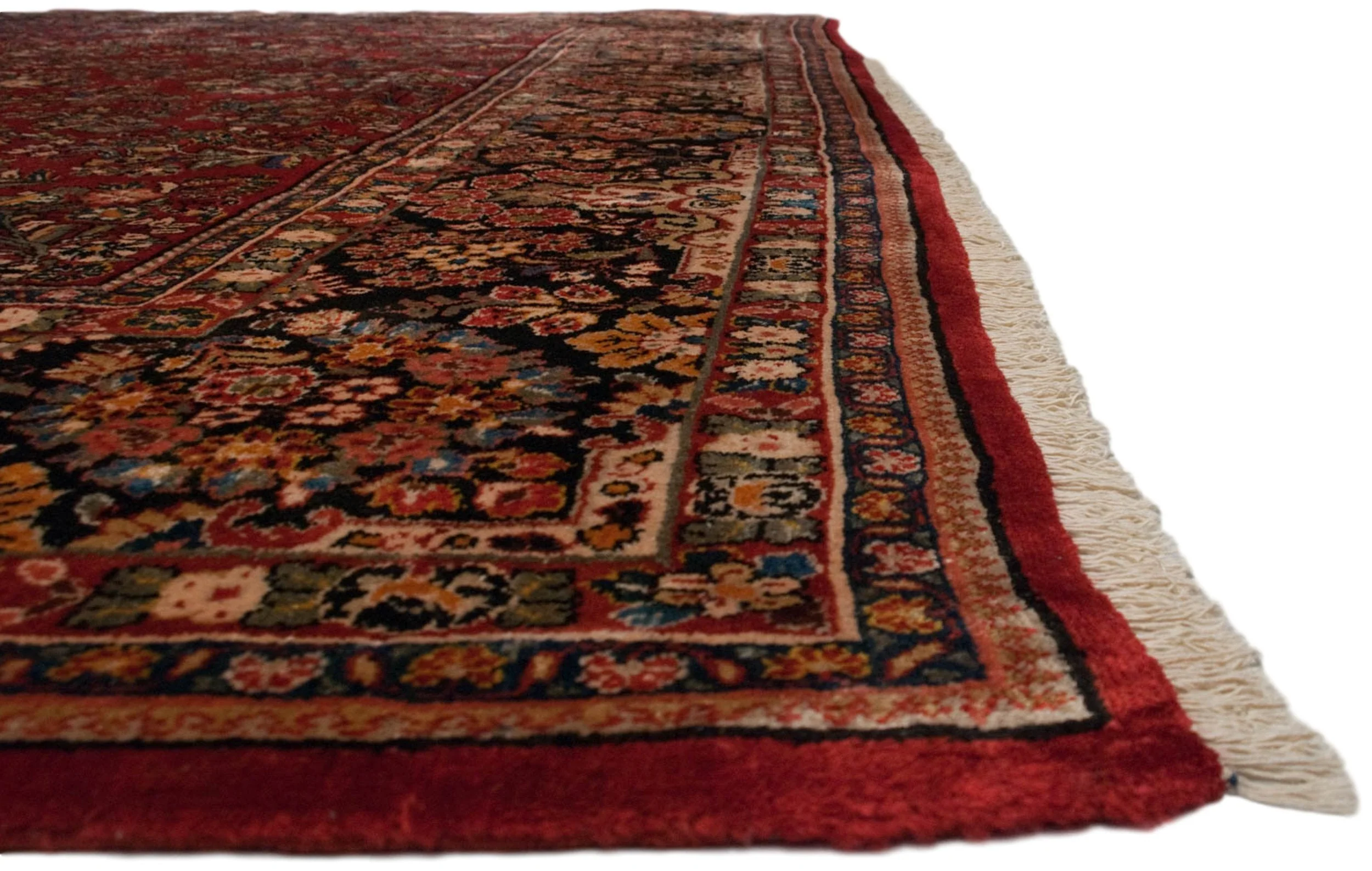 10.5x18.5 Vintage American Sarouk Carpet - Image 6