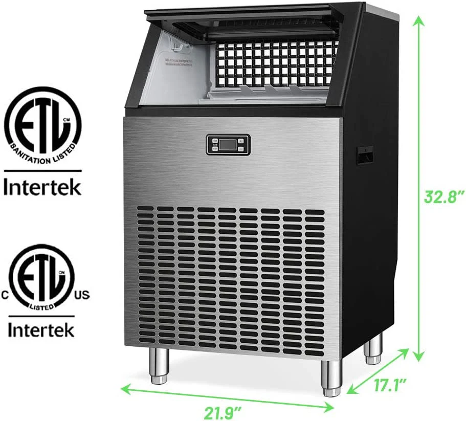 100LBS/200LBS/265LBS Freestanding Commercial Ice Maker Z5845A - Image 12