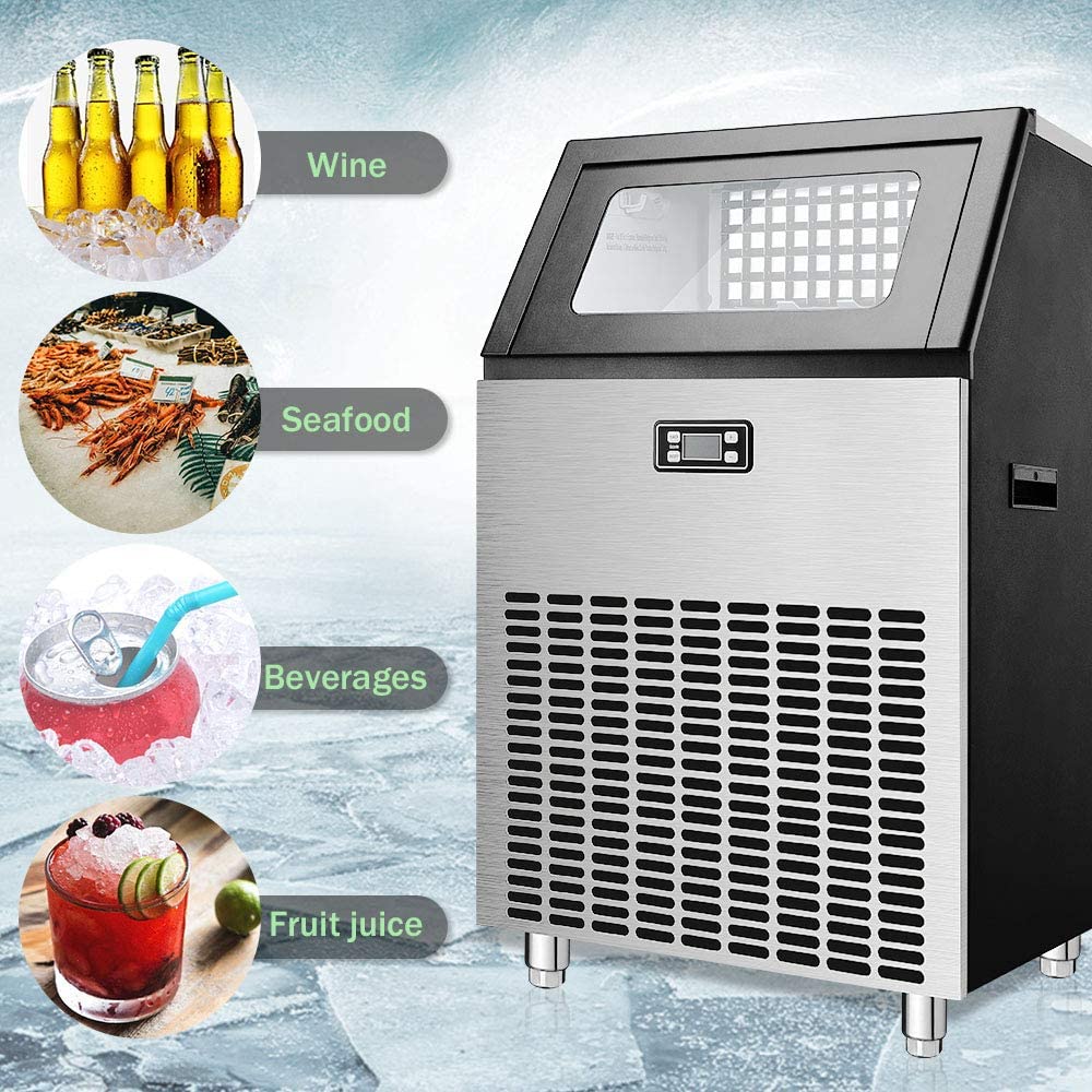 100LBS/200LBS/265LBS Freestanding Commercial Ice Maker Z5845A - Image 13