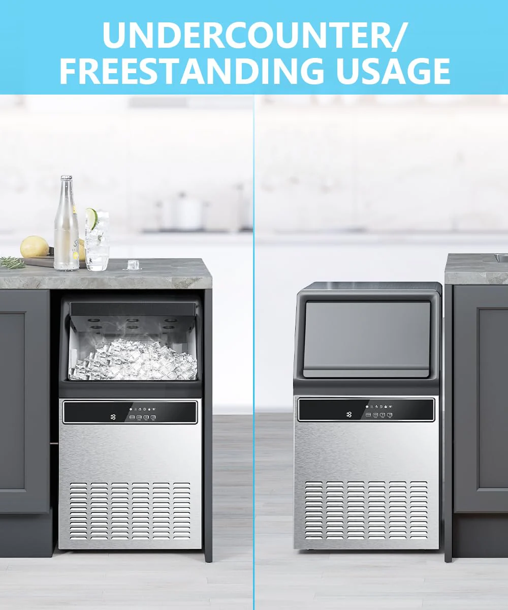 100LBS/200LBS/265LBS Freestanding Commercial Ice Maker Z5845A - Image 24