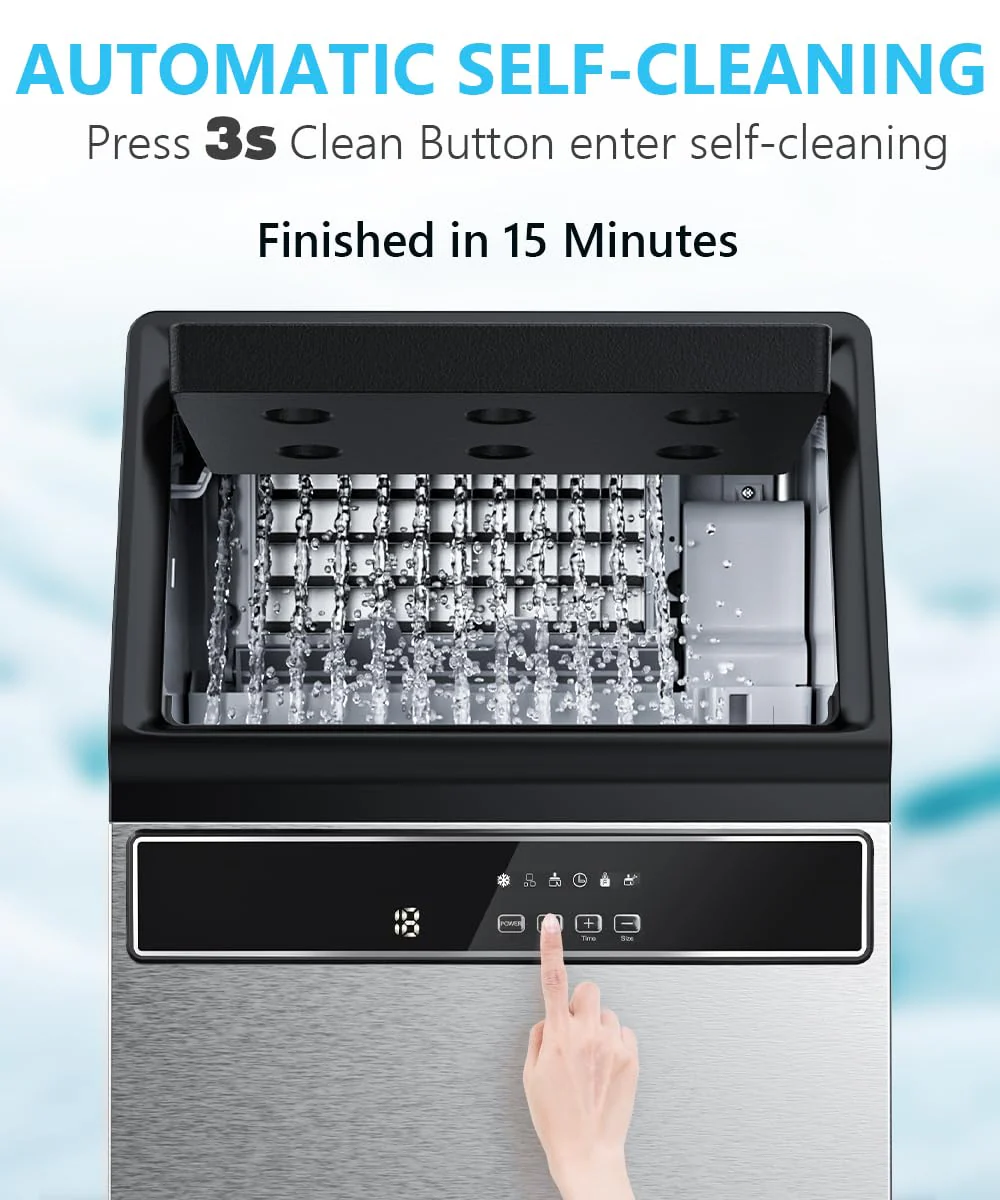 100LBS/200LBS/265LBS Freestanding Commercial Ice Maker Z5845A - Image 25