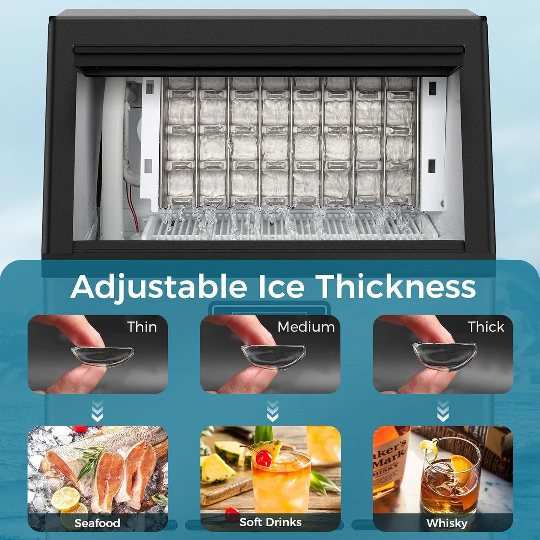 100LBS/200LBS/265LBS Freestanding Commercial Ice Maker Z5845A - Image 33