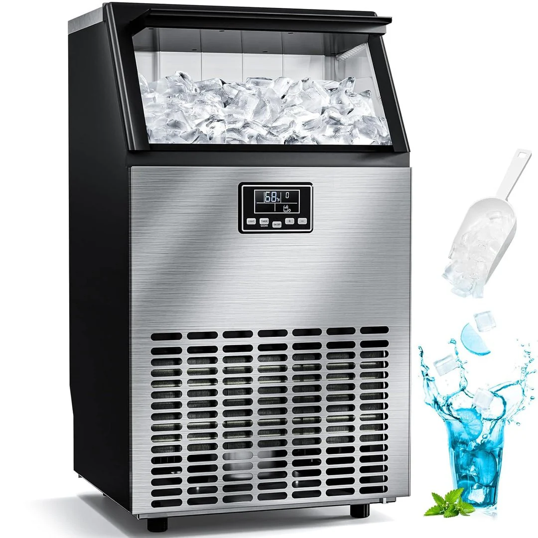 100LBS/200LBS/265LBS Freestanding Commercial Ice Maker Z5845A - Image 36