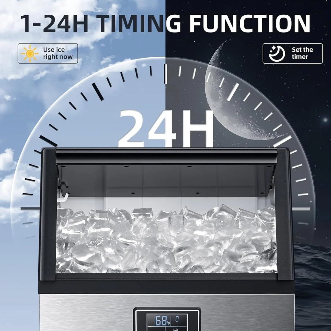 100LBS/200LBS/265LBS Freestanding Commercial Ice Maker Z5845A - Image 38