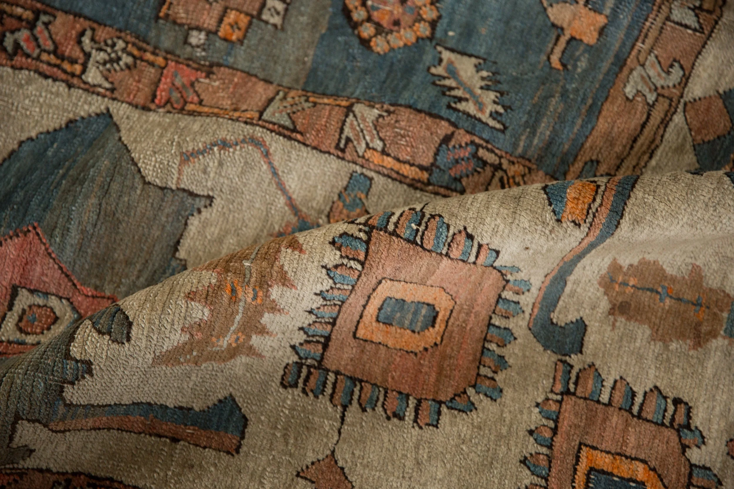 10x12.5 Antique Serapi Carpet - Image 13