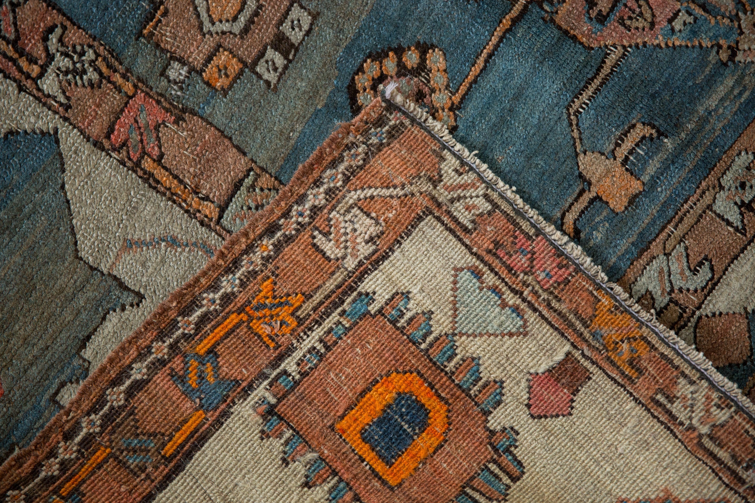 10x12.5 Antique Serapi Carpet - Image 14