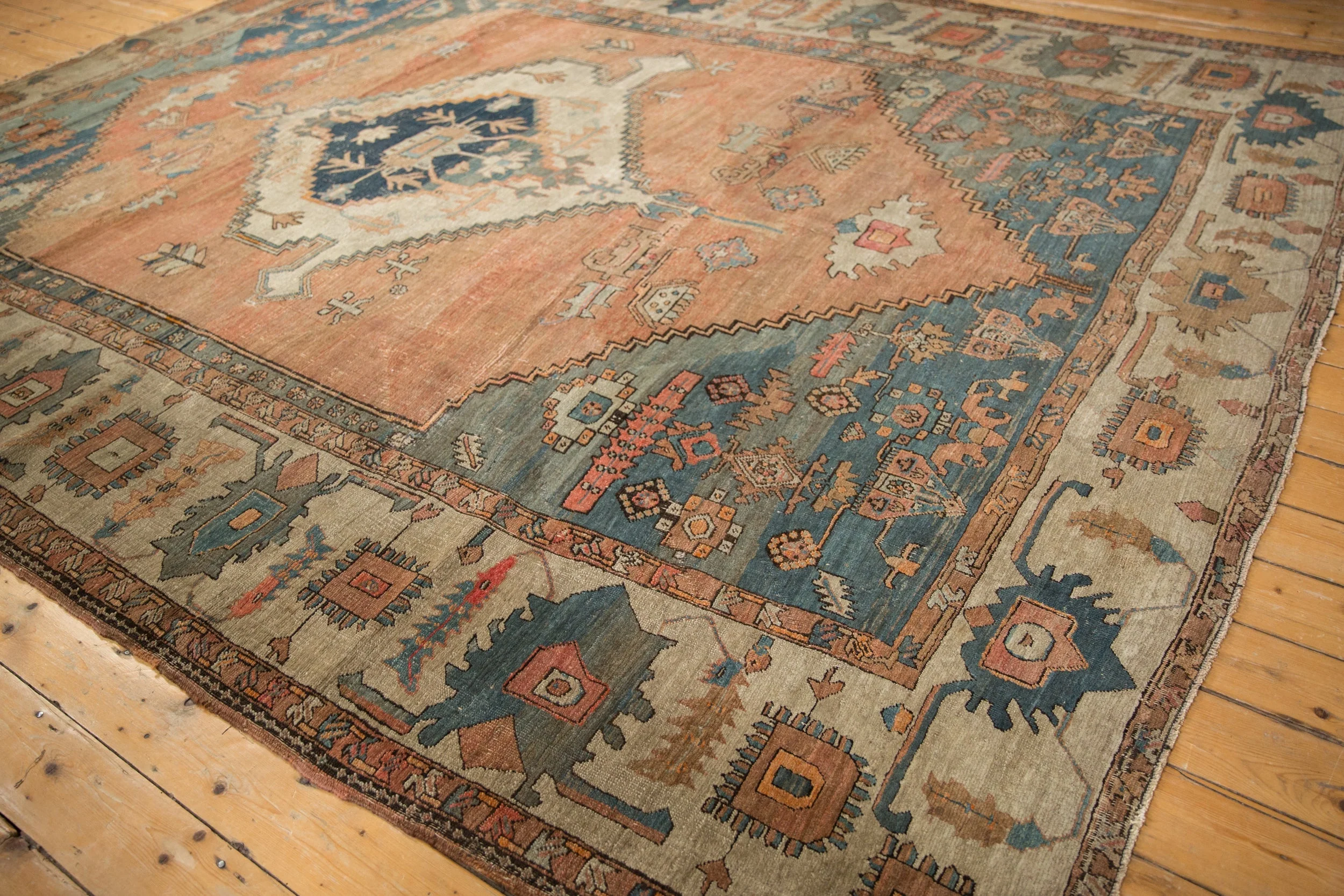 10x12.5 Antique Serapi Carpet - Image 9