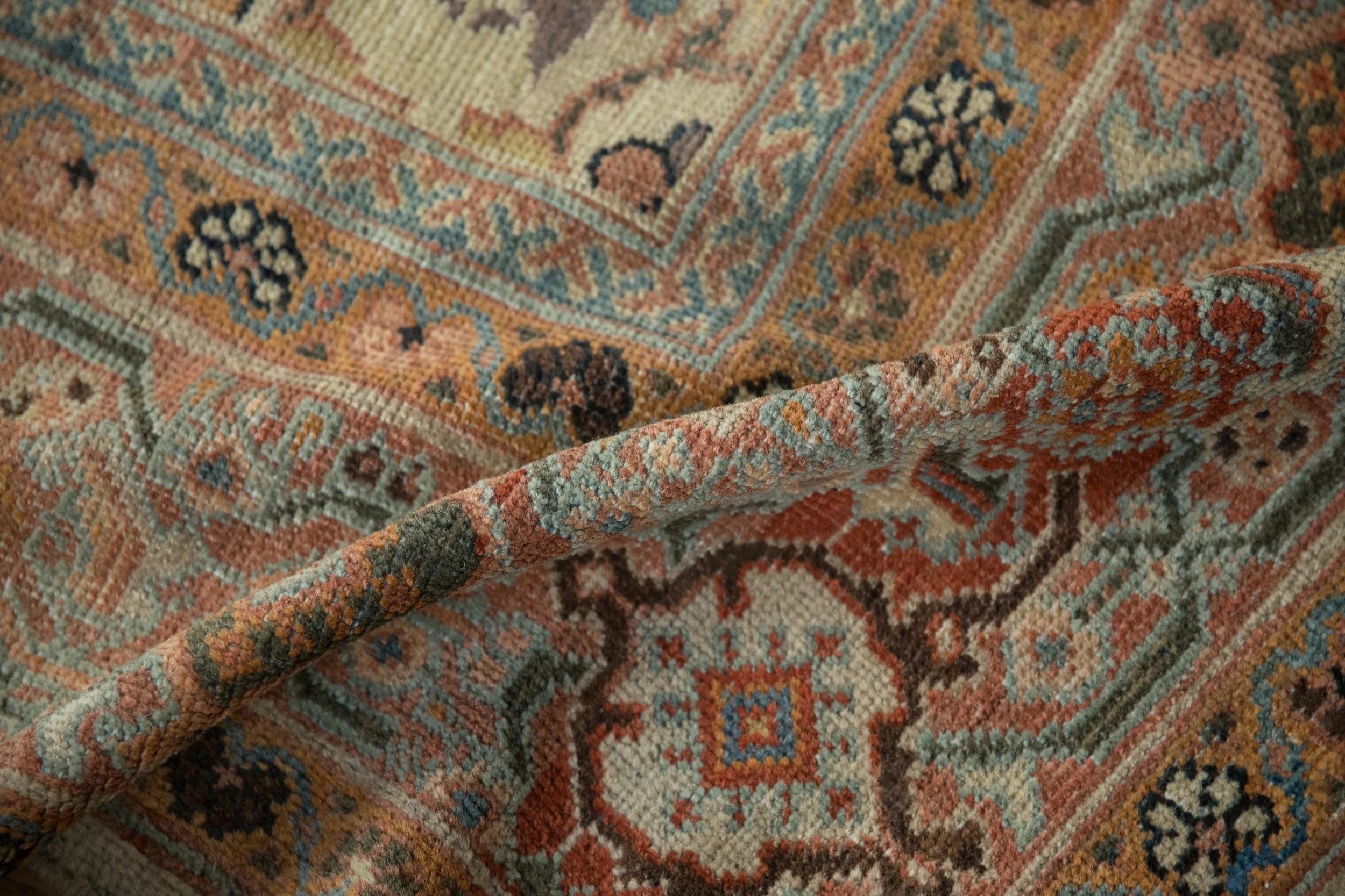 10x12 Antique Mahal Carpet - Image 12