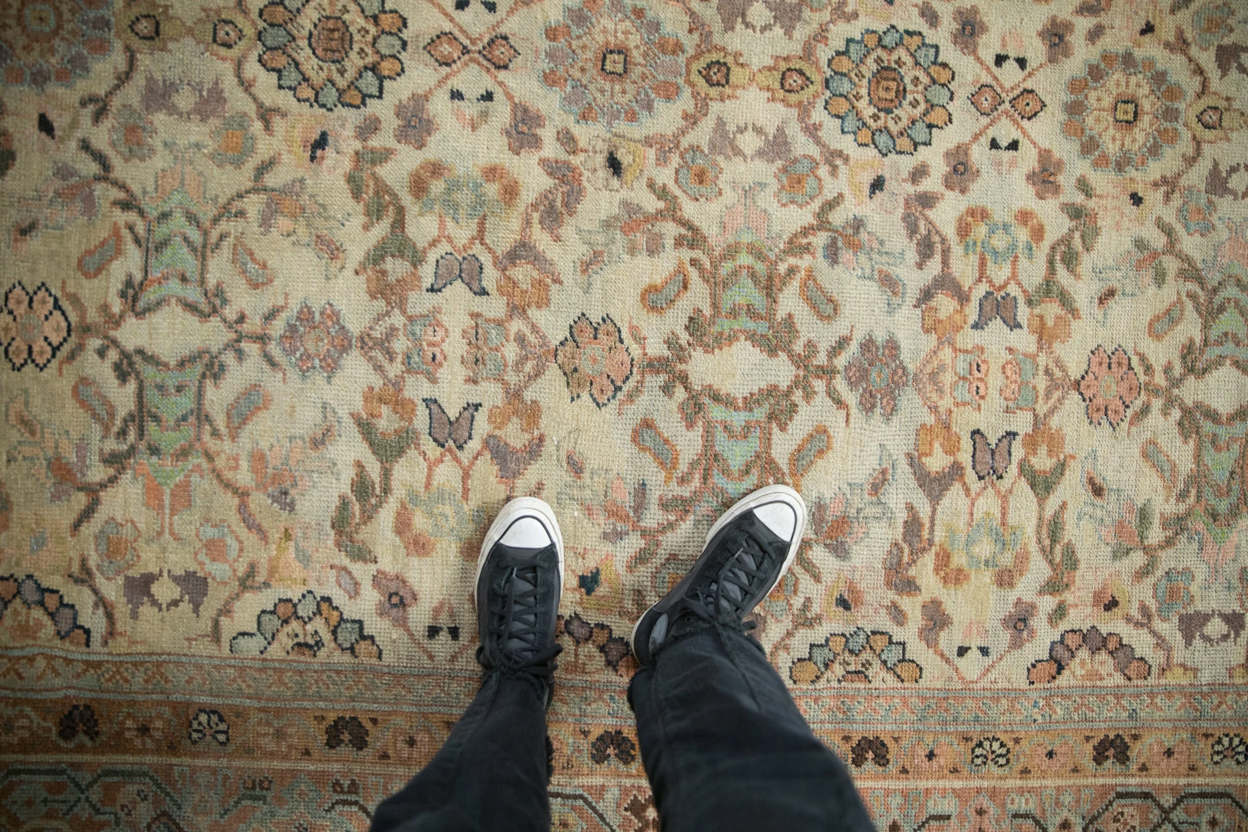 10x12 Antique Mahal Carpet - Image 2