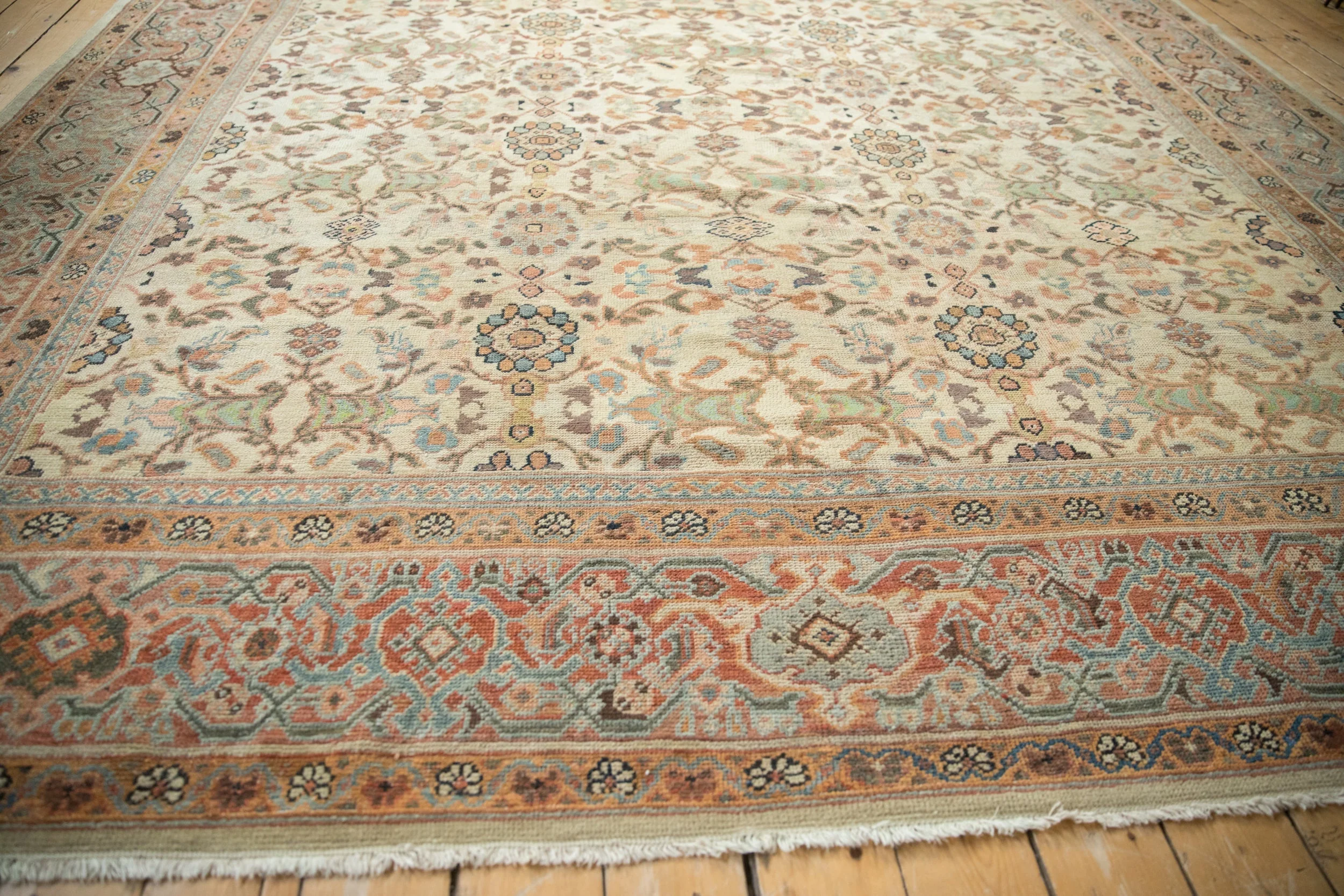 10x12 Antique Mahal Carpet - Image 8
