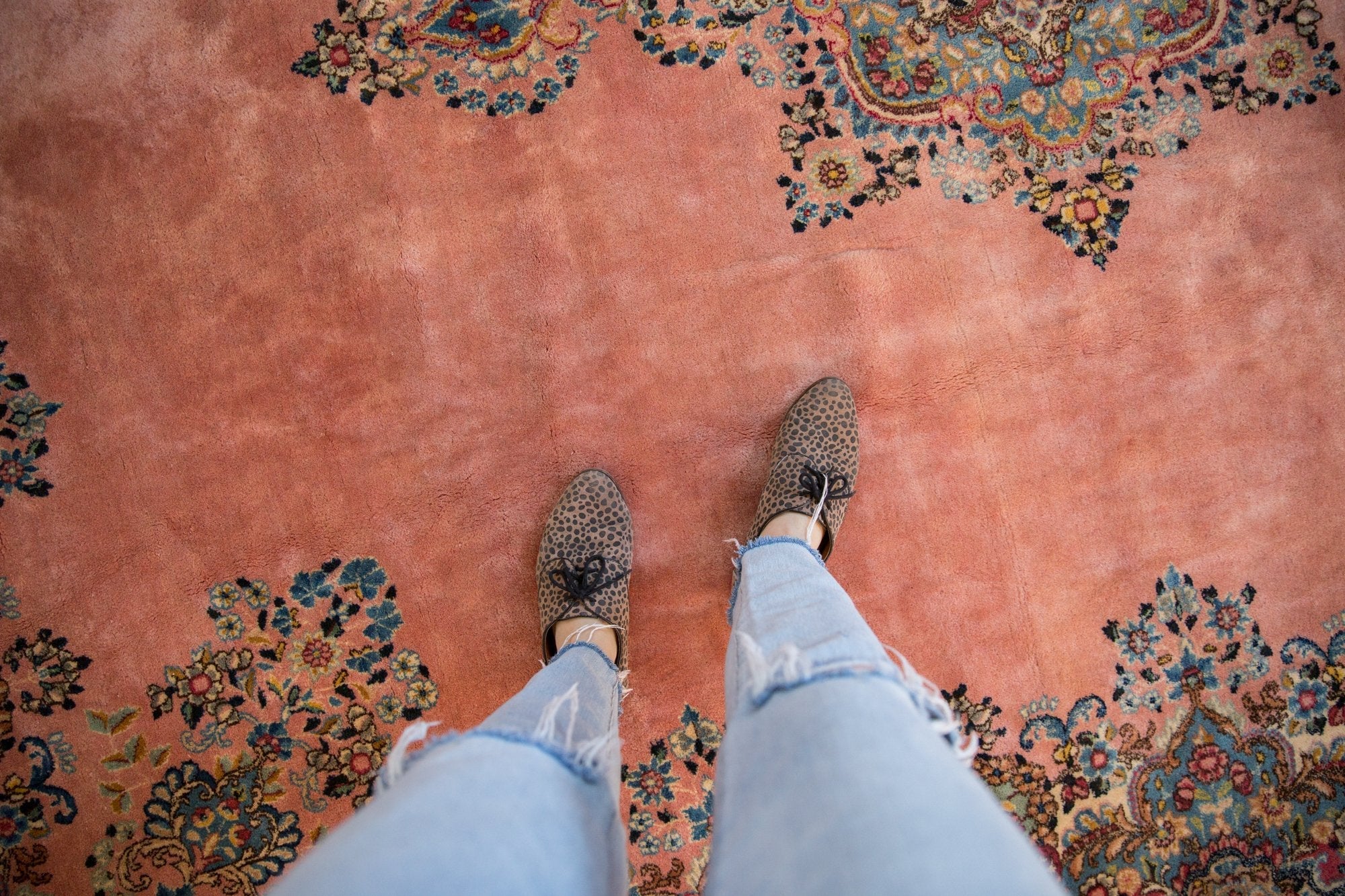 10x12 Vintage Kerman Carpet - Image 2