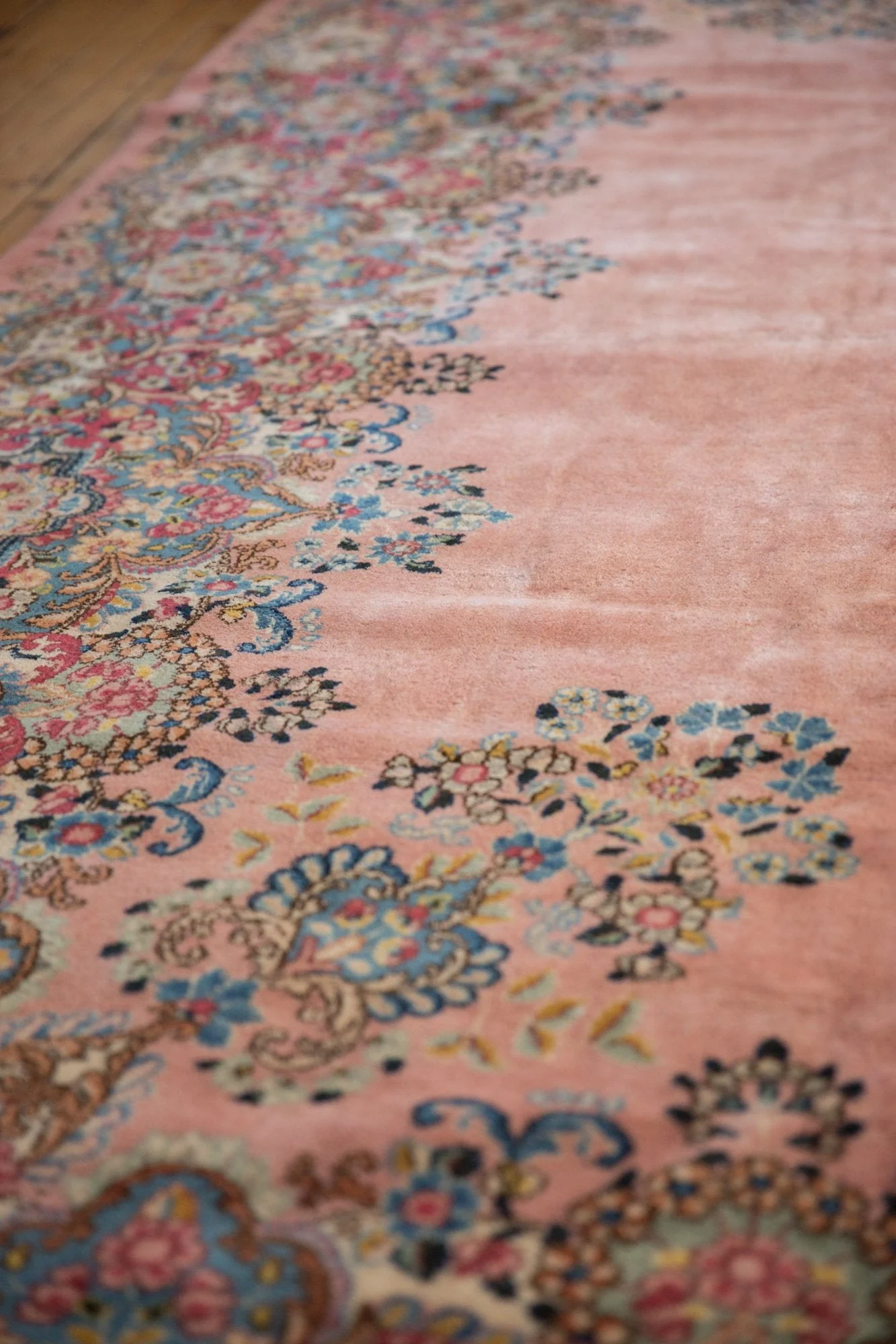 10x12 Vintage Kerman Carpet - Image 5