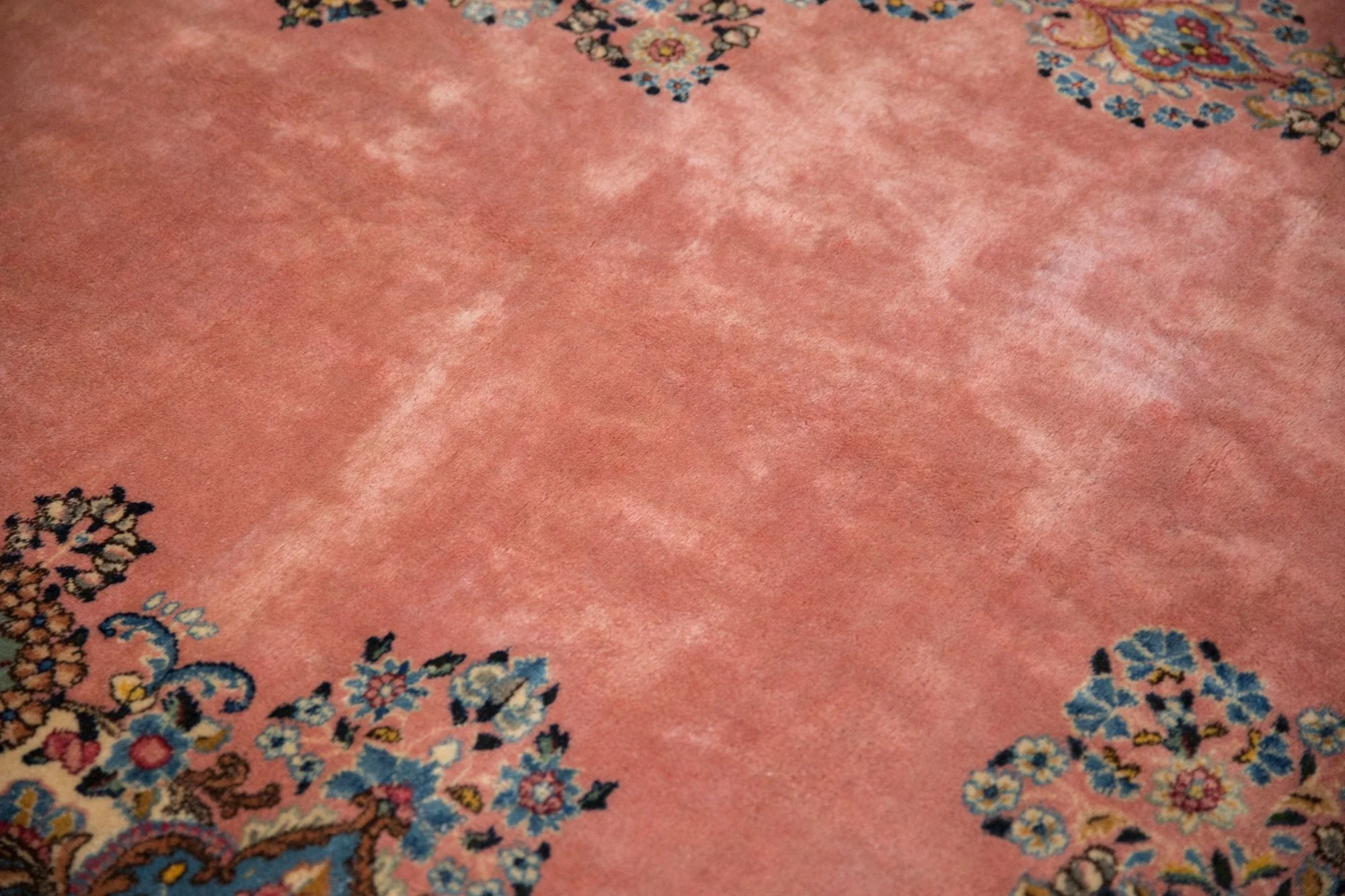 10x12 Vintage Kerman Carpet - Image 7