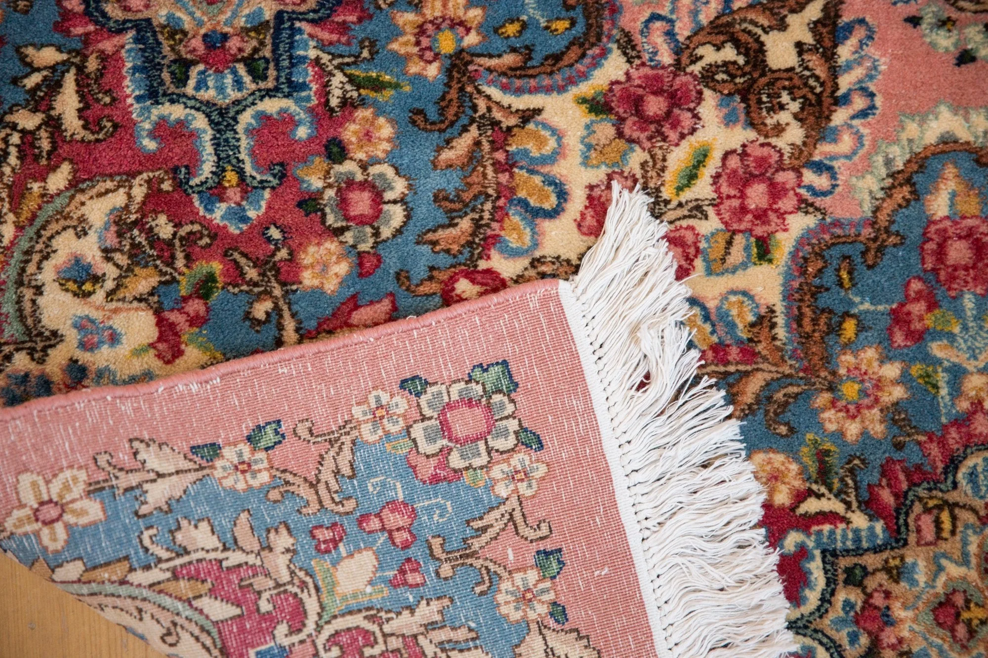 10x12 Vintage Kerman Carpet - Image 8