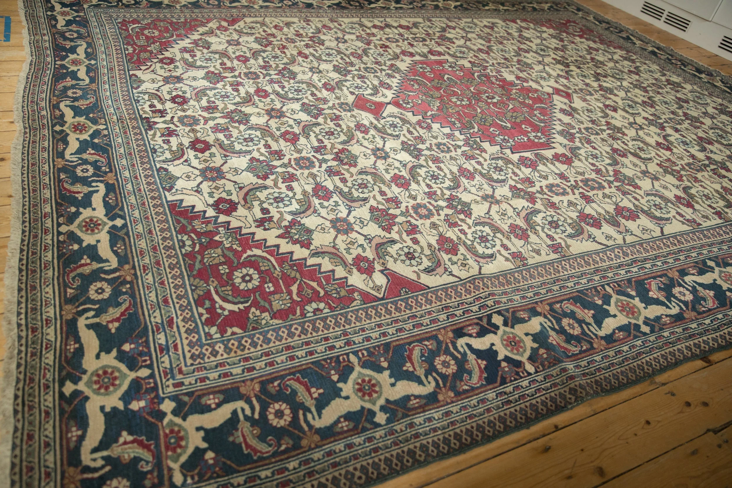 10x12 Vintage Khorassan Carpet - Image 6