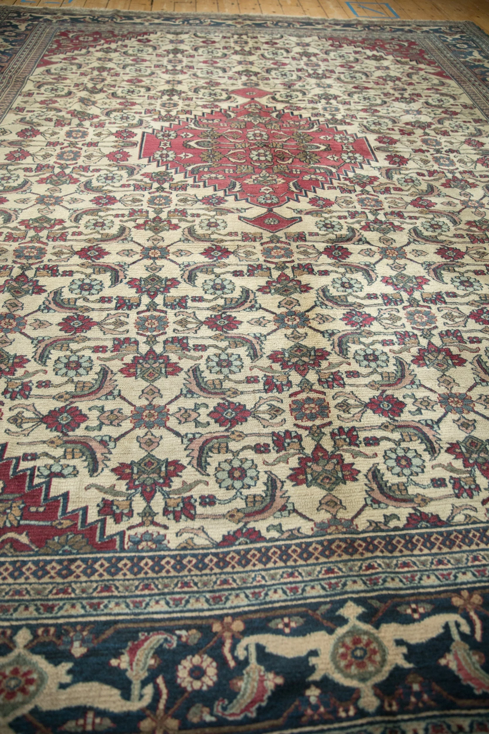 10x12 Vintage Khorassan Carpet - Image 7