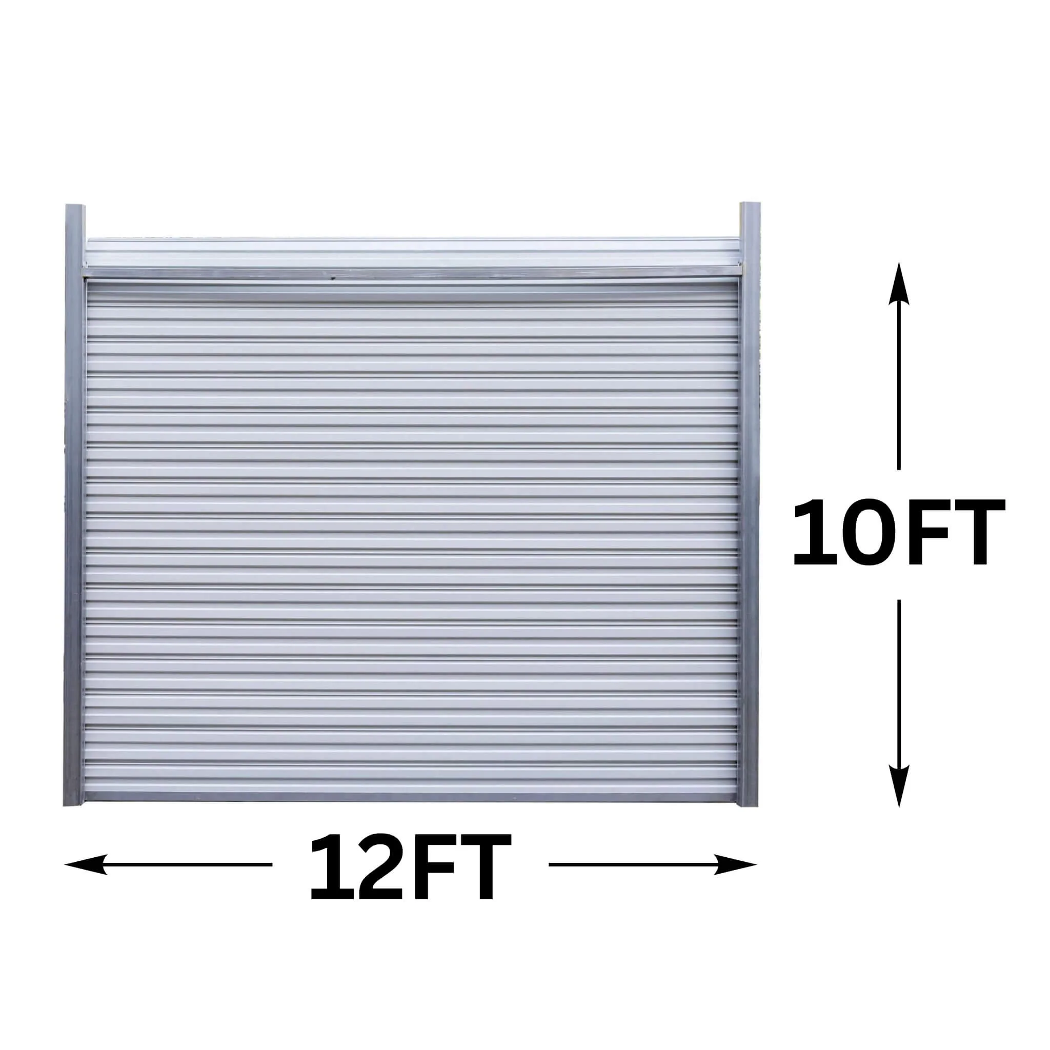 [12X10FT] Heavy-Duty Pre-Lubricated Electric Roller Shutter Lifting Door (SAK46751) - Image 9