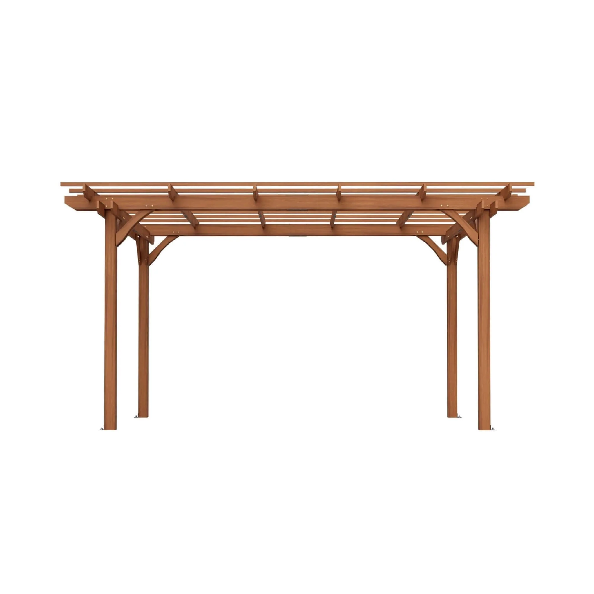 [10X12FT] Alora Premium Extra Large Outdoor Weather-Resistant Wooden Grape Pergola (SAK16278) - Image 12