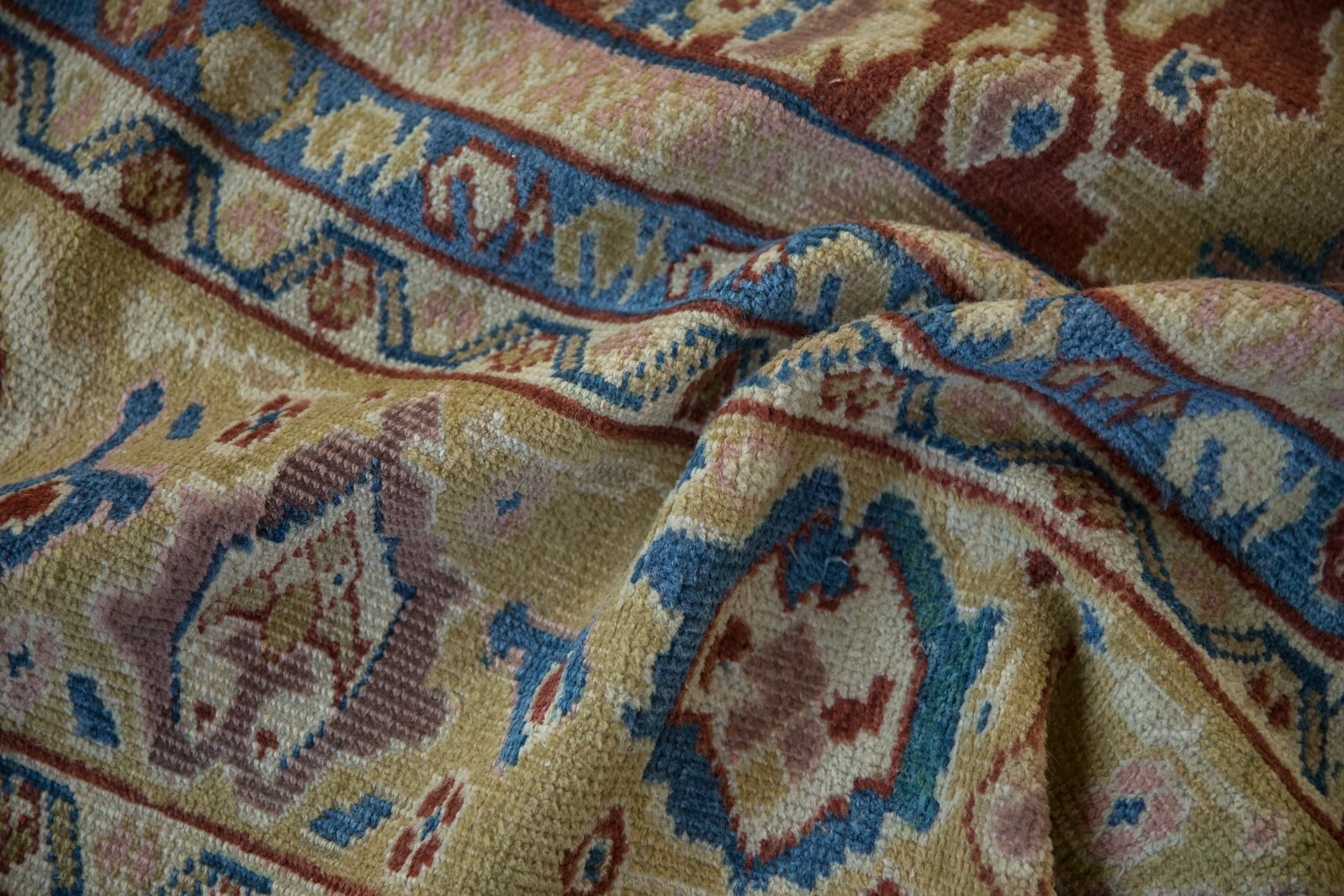 RESERVED 10x13.5 Antique Mahal Carpet - Image 14